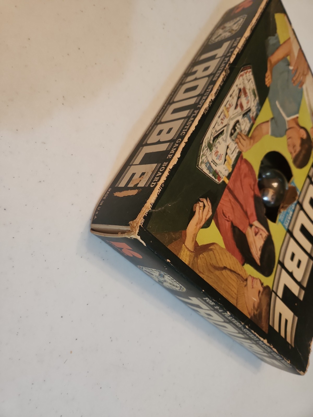 Trouble (1965) Kohner Bros • COMPLETE • Pop‑O‑Matic • Vintage Board Game