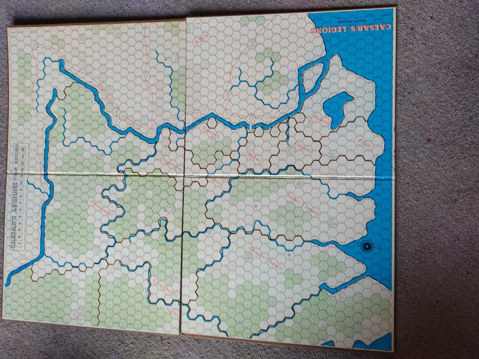 Vintage Caesar’s Legions Game-The Avalon Hill Game Company-1975 99% Complete