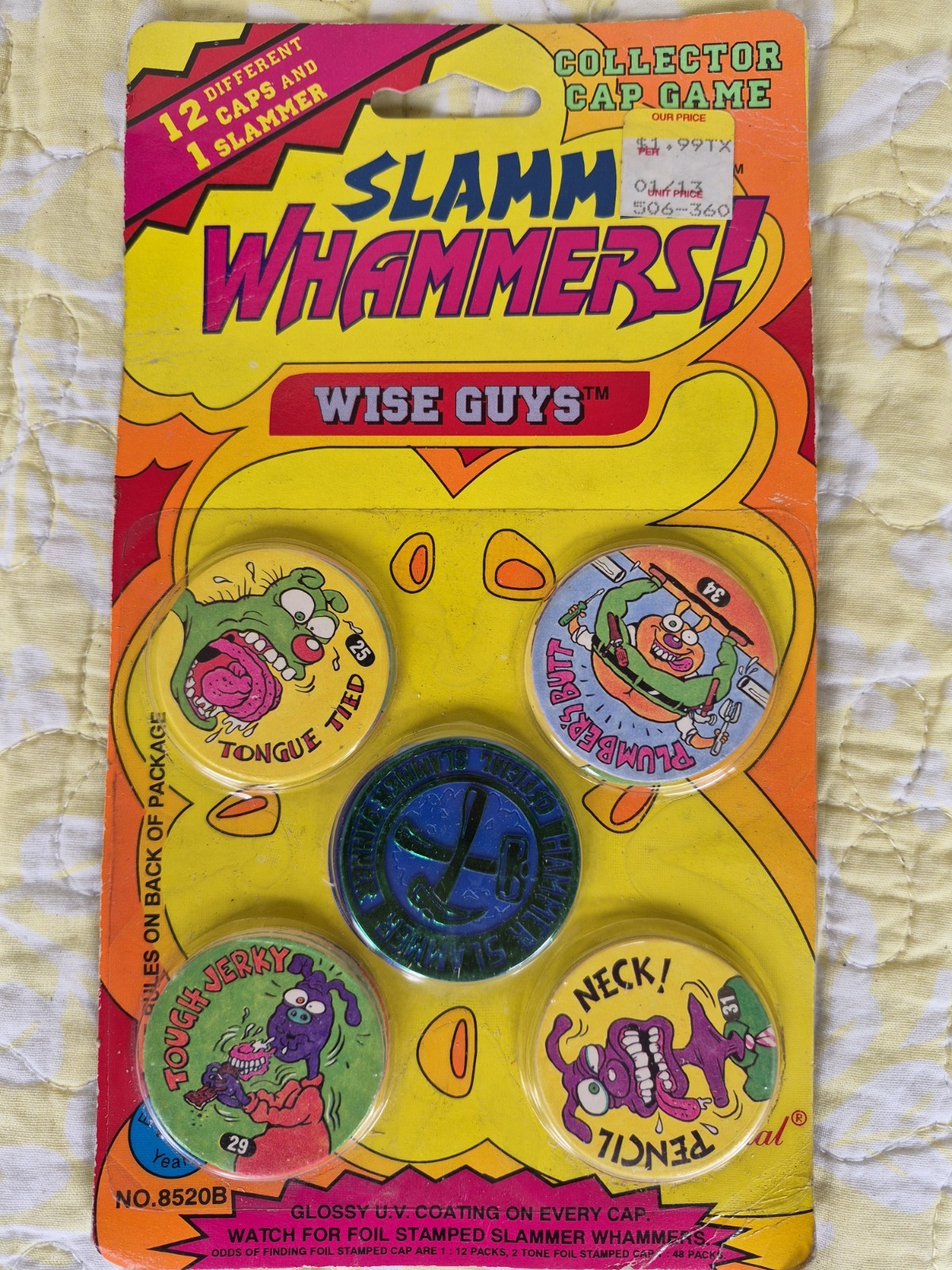 Slammer Whammers Wise Guys (1994) Sealed Vintage Pog Set–Imperial Toys Cars NIB