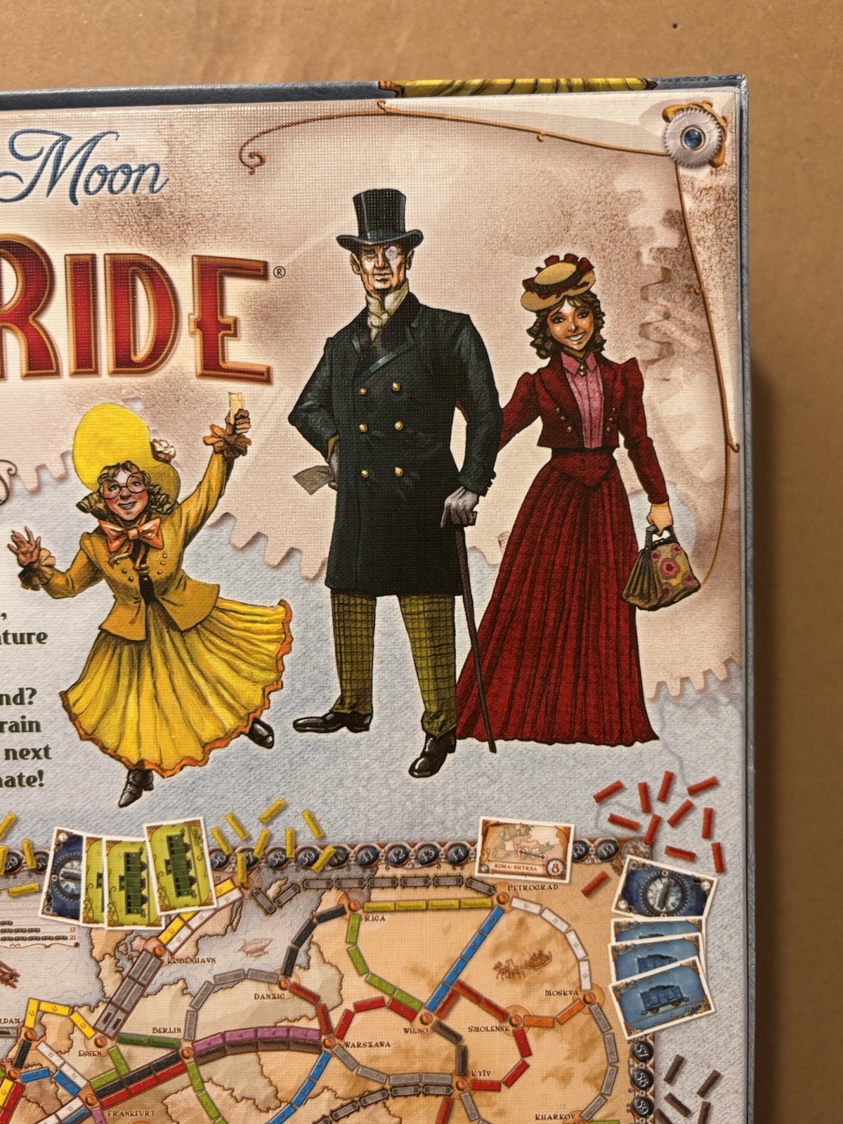 2016 Ticket To Ride Europe Board Game – New, Open Box, Complete, Sealed Cards
