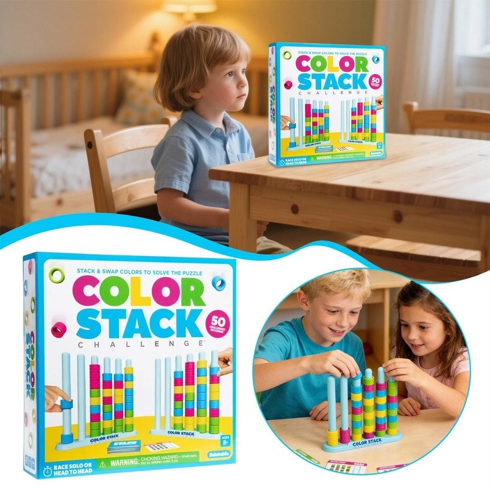 Creative Color Stack Challenge, A Fast-Paced Color Matching Puzzle Game OY