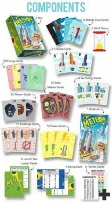 Meteor Board Game [Mayday Games Dice And Cards Board Game 1 to 6 Players] NEW