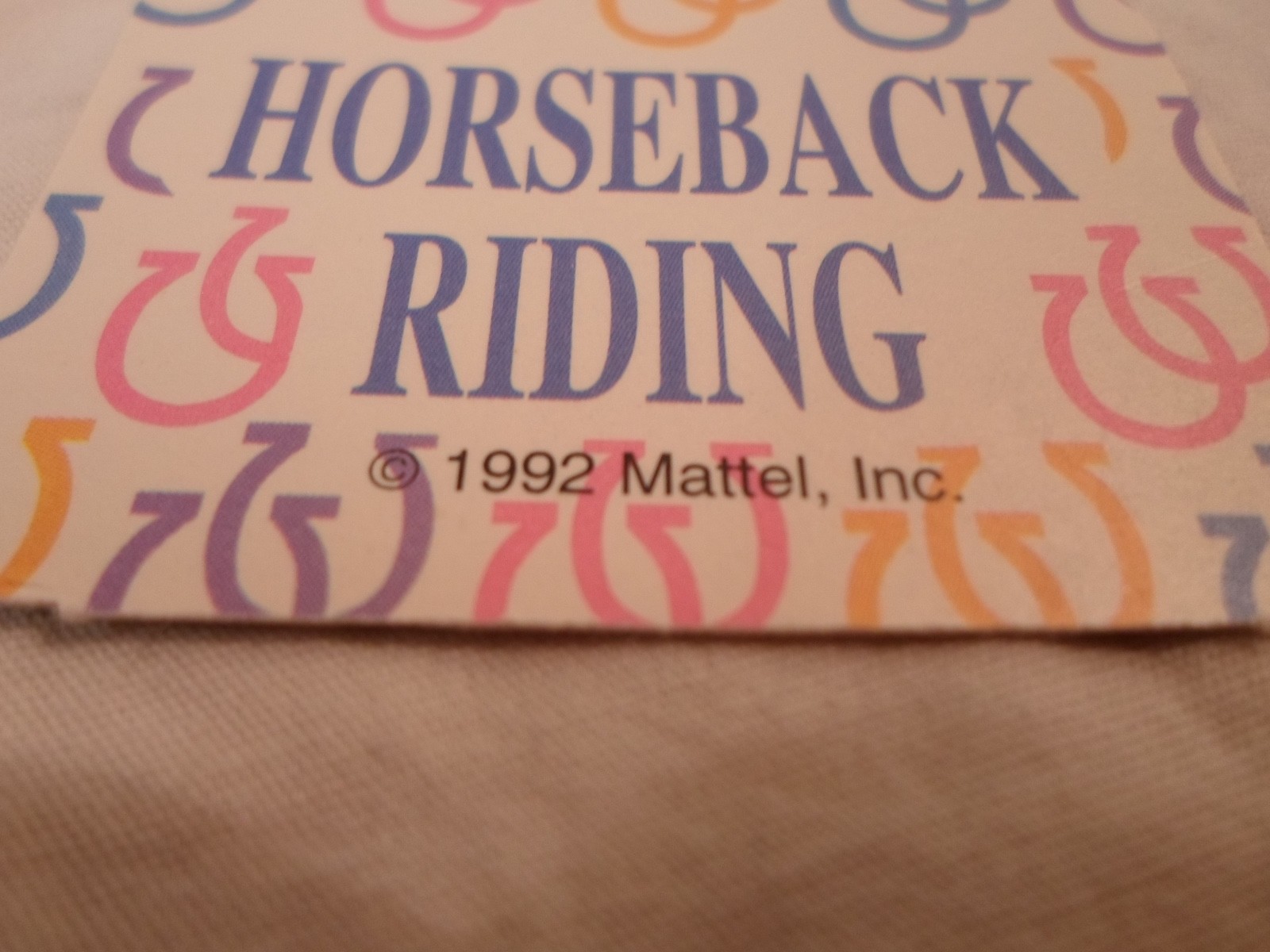 *Replacement Part* Barbie Dream Board Game 1992 *Lot Horseback Riding Date Card*