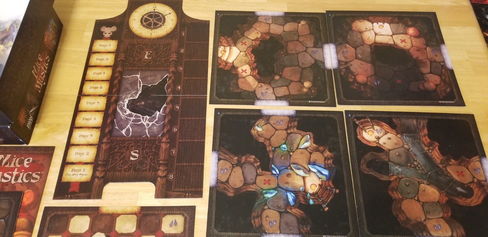 Mice & Mystics Cooperative Board Game Plaid Hat Games Jerry Hawthorne