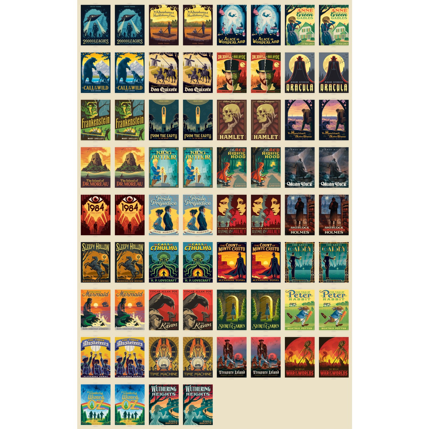MasterPieces – Literary Classics Memory Game