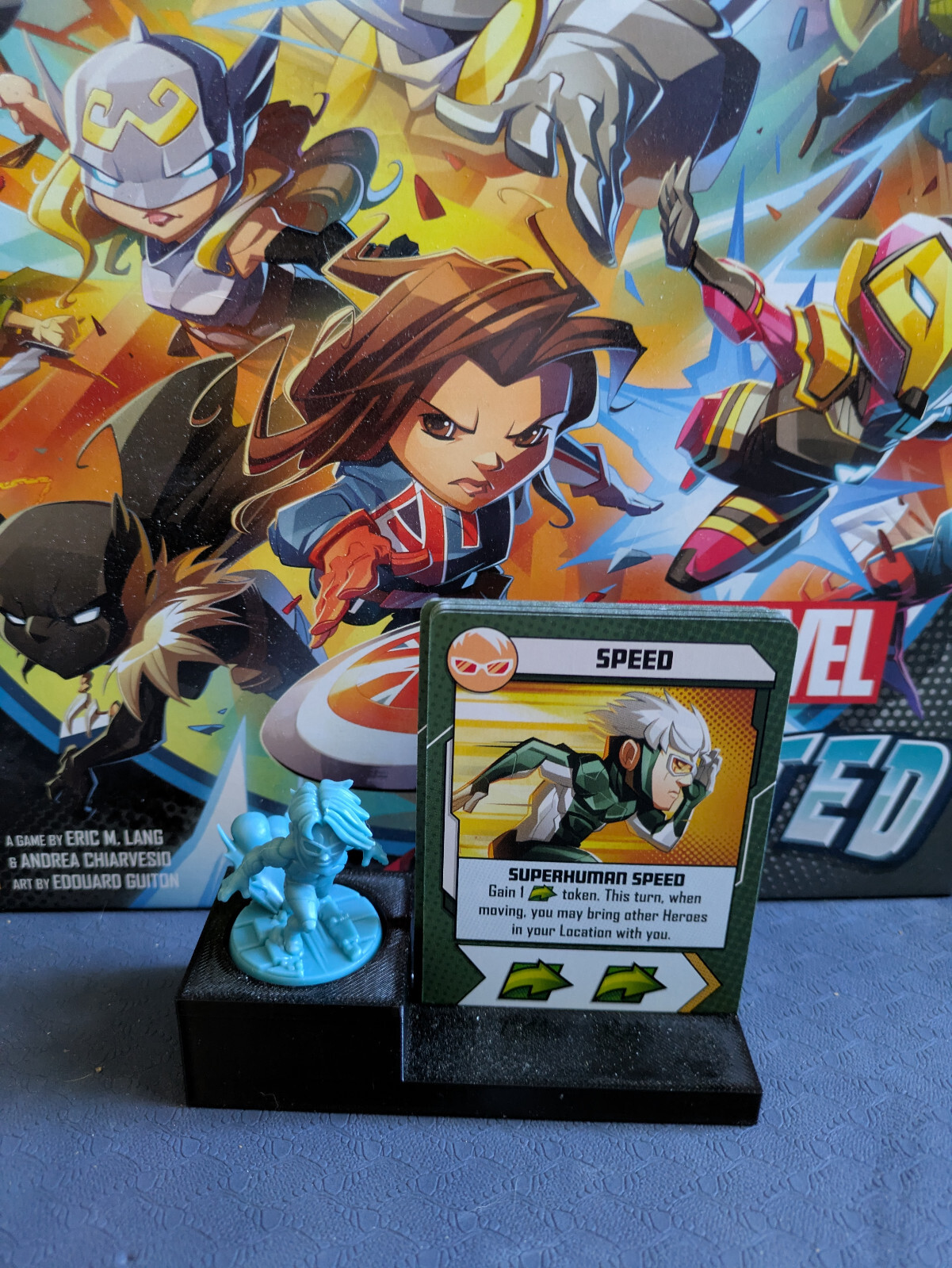 Marvel United Young Avengers Full Team Including Hard to Find Iron Lad