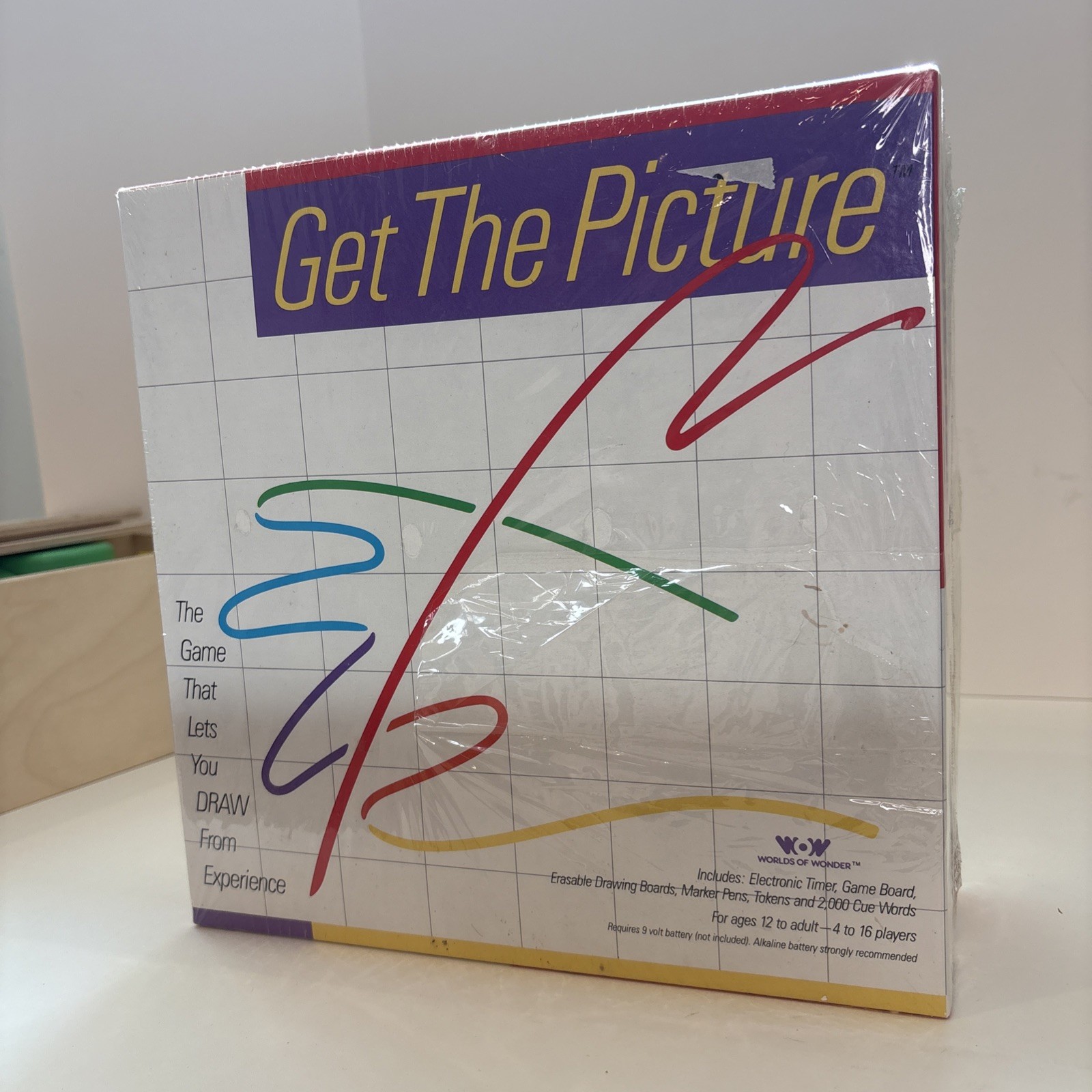 Get the Picture 1987 Board Game – Worlds of Wonder – NEW SEALED