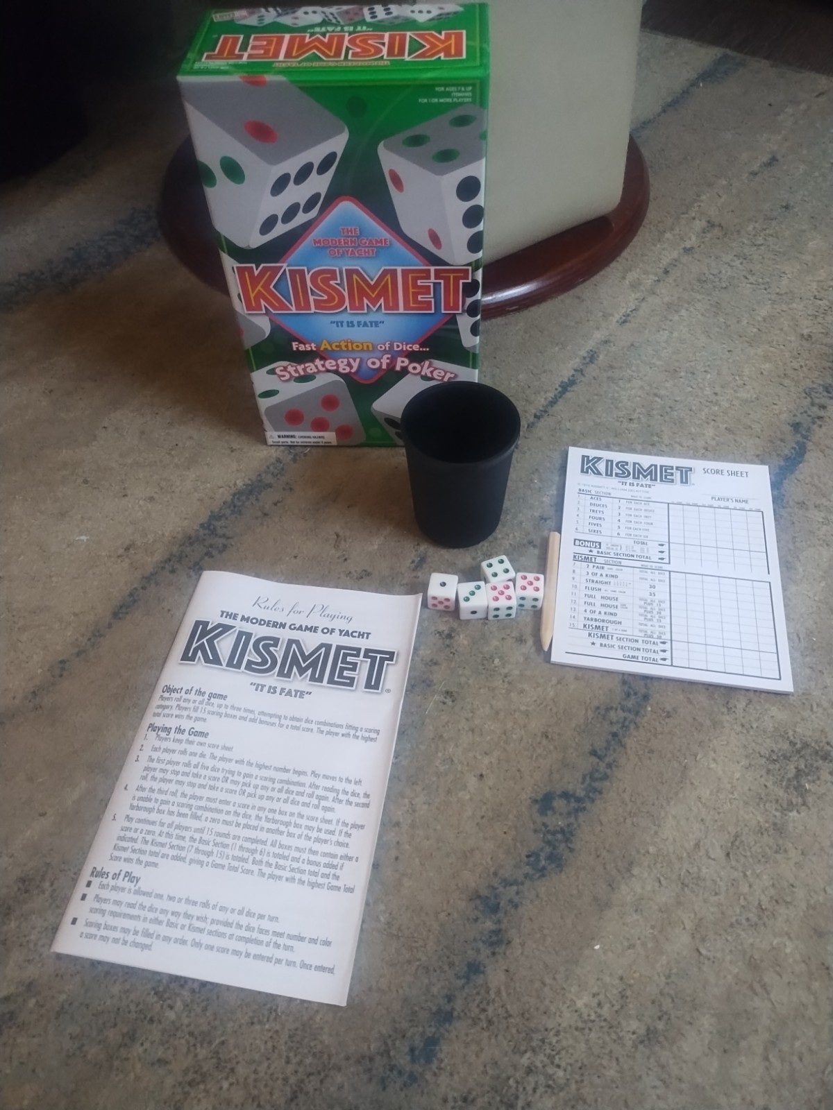 Kismet The Modern Game of Yacht Dice Strategy of Poker 2019