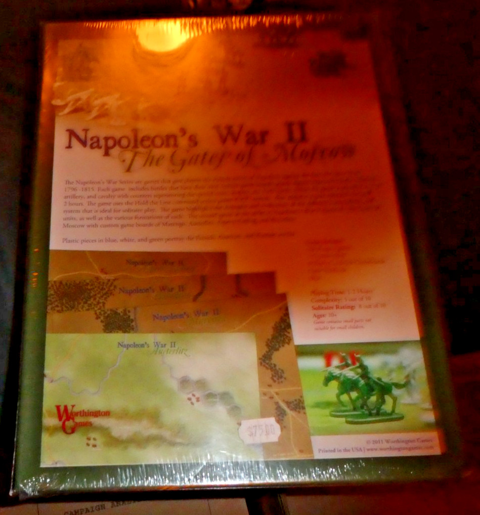 Worthington Wargames Napoleon’s War II – The Gates of Moscow Box SW SEALED MINT