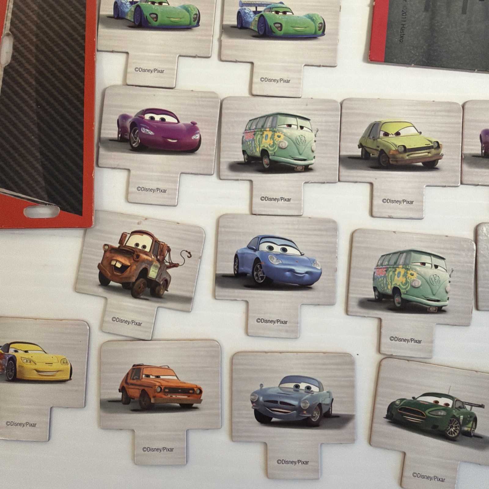 Hasbro Disney Pixar Cars 2 Edition Memory Game Match & Motor Speedway Complete