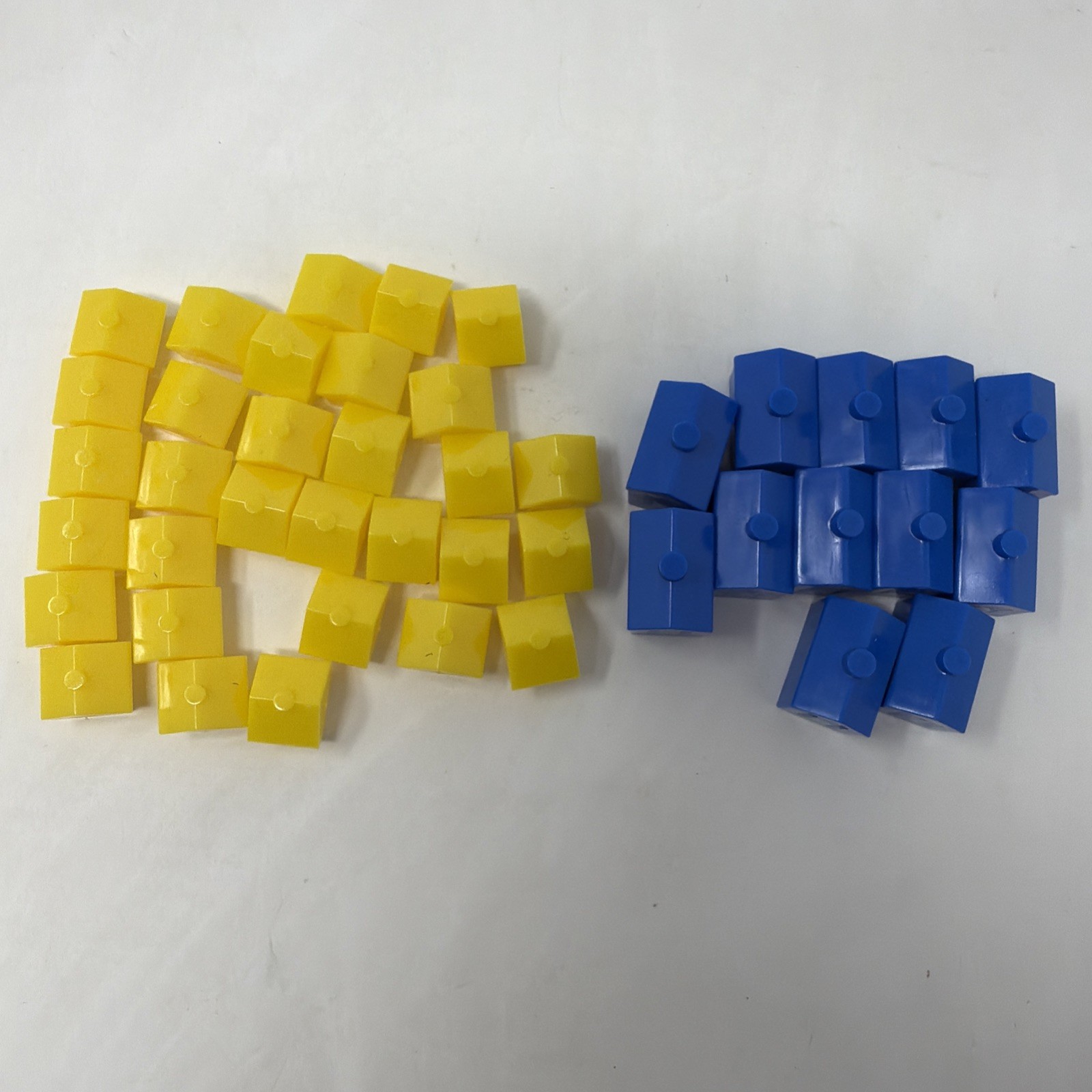 2000 Monopoly The Simpsons Board Game Blue & Yellow House Replacement Parts Only