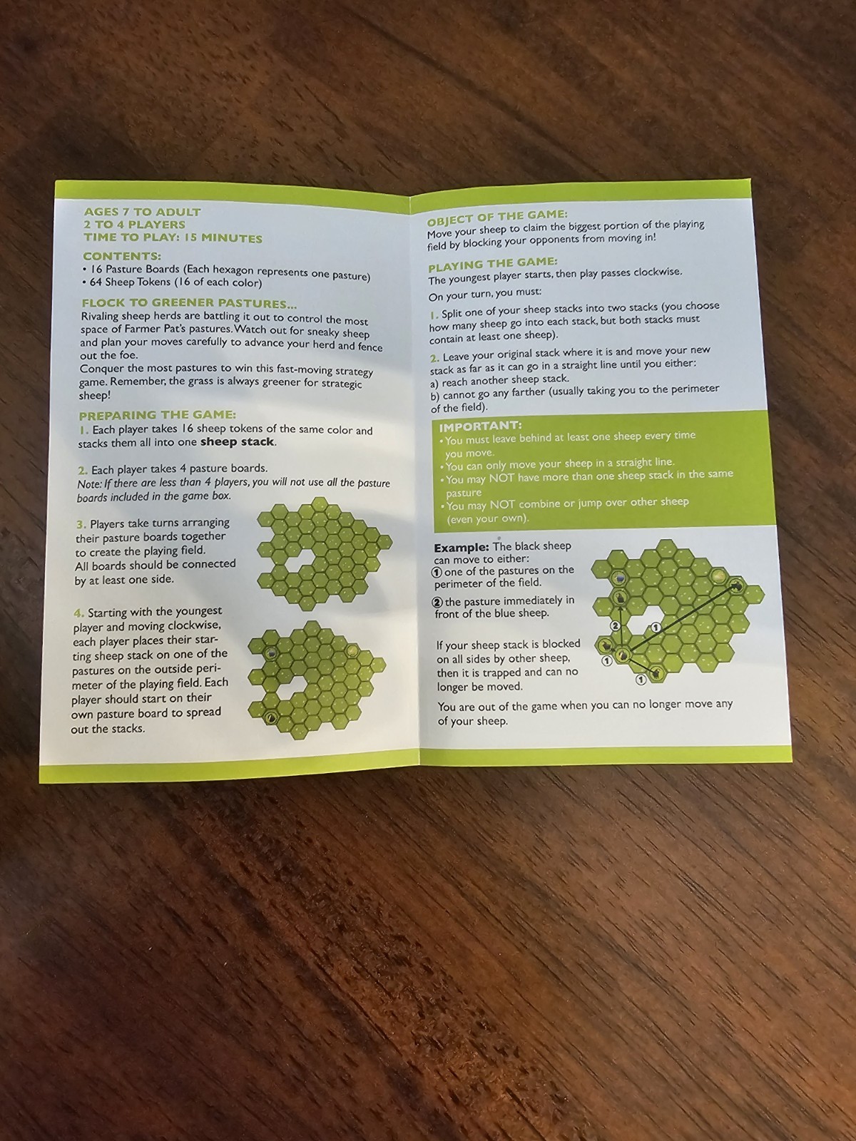 Battle Sheep Flock to Greener Pastures Game Complete! EUC! Award Winner Game