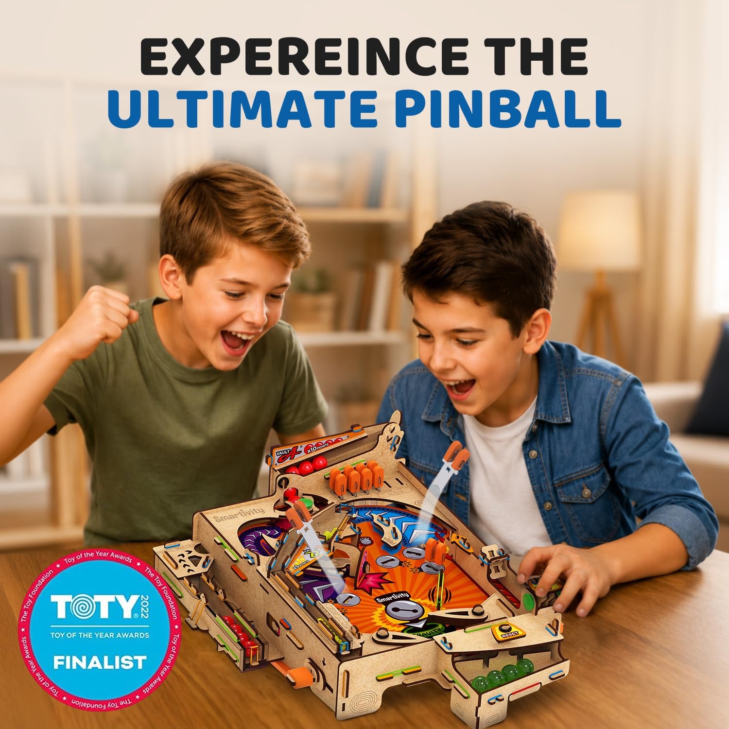 DIY Pinball Machine for Kids 8-14 Years Old | Global Award Winning Arcade Gam…