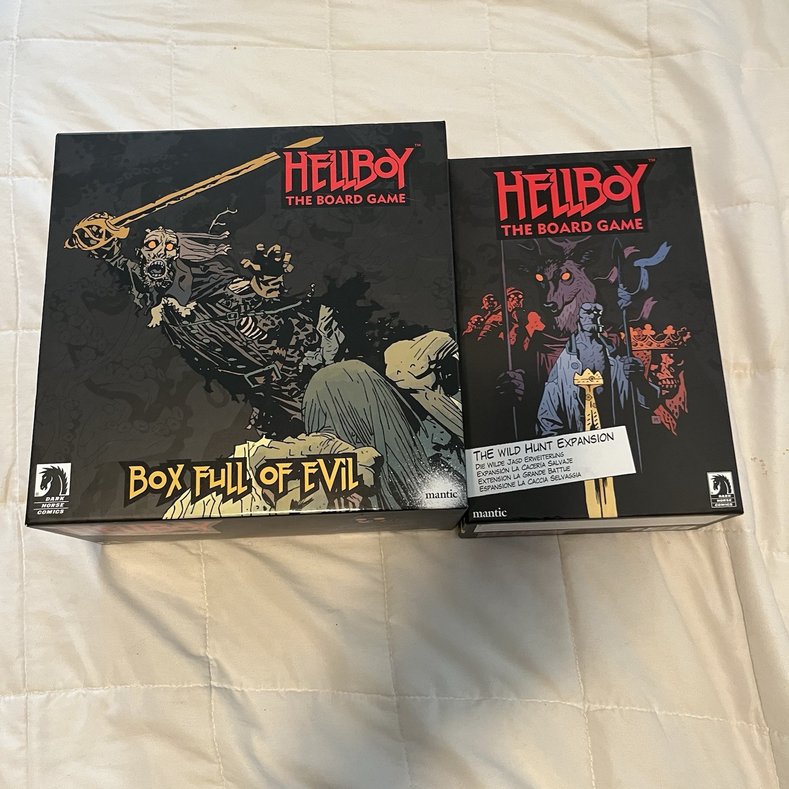 Hellboy: The Board Game (Expansions) Box Full of Evil & The Wild Hunt COMPLETE