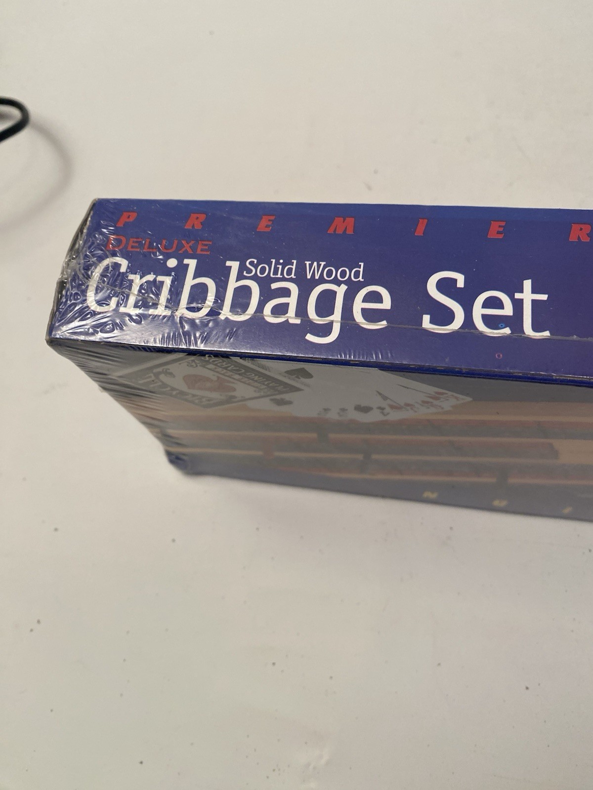 Cribbage NEW SEALED 1997 Deluxe Set SOLID WOOD CARDINAL W/ Cards Board Game
