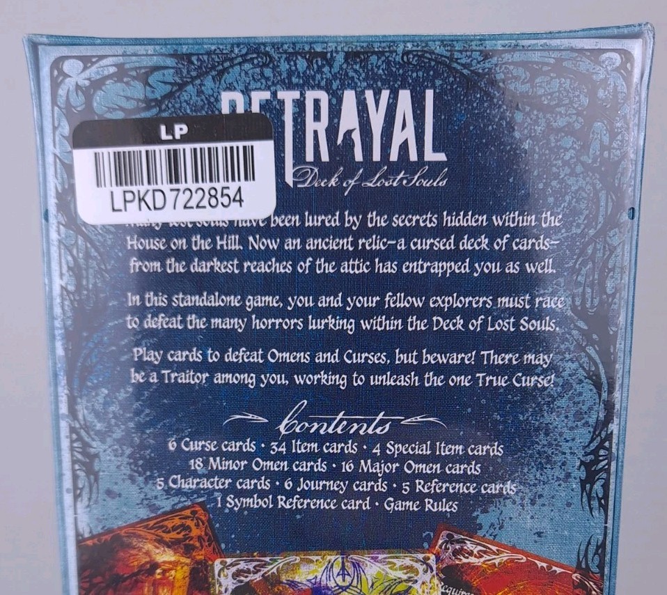 Betrayal Deck of Lost Souls Card Game – Tarot-Inspired, 3-5 Players, Ages 12+