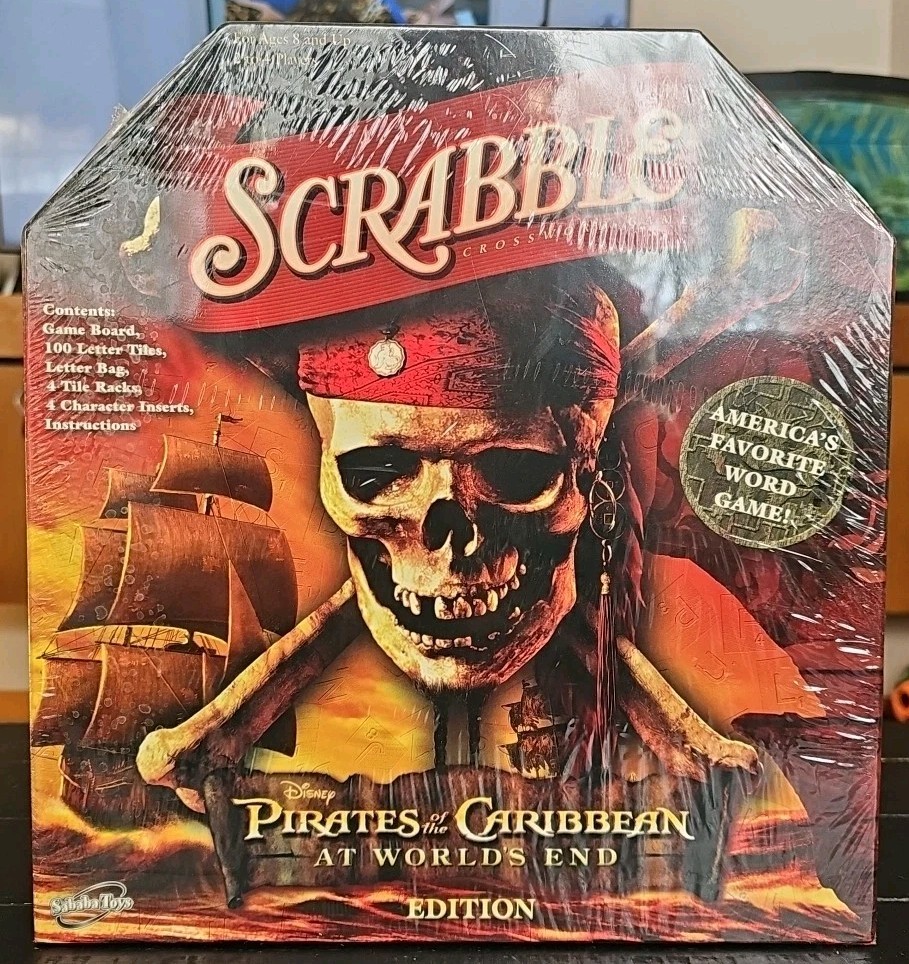 Sababa Toys, Pirates of Caribbean Scrabble. NIB (F75)