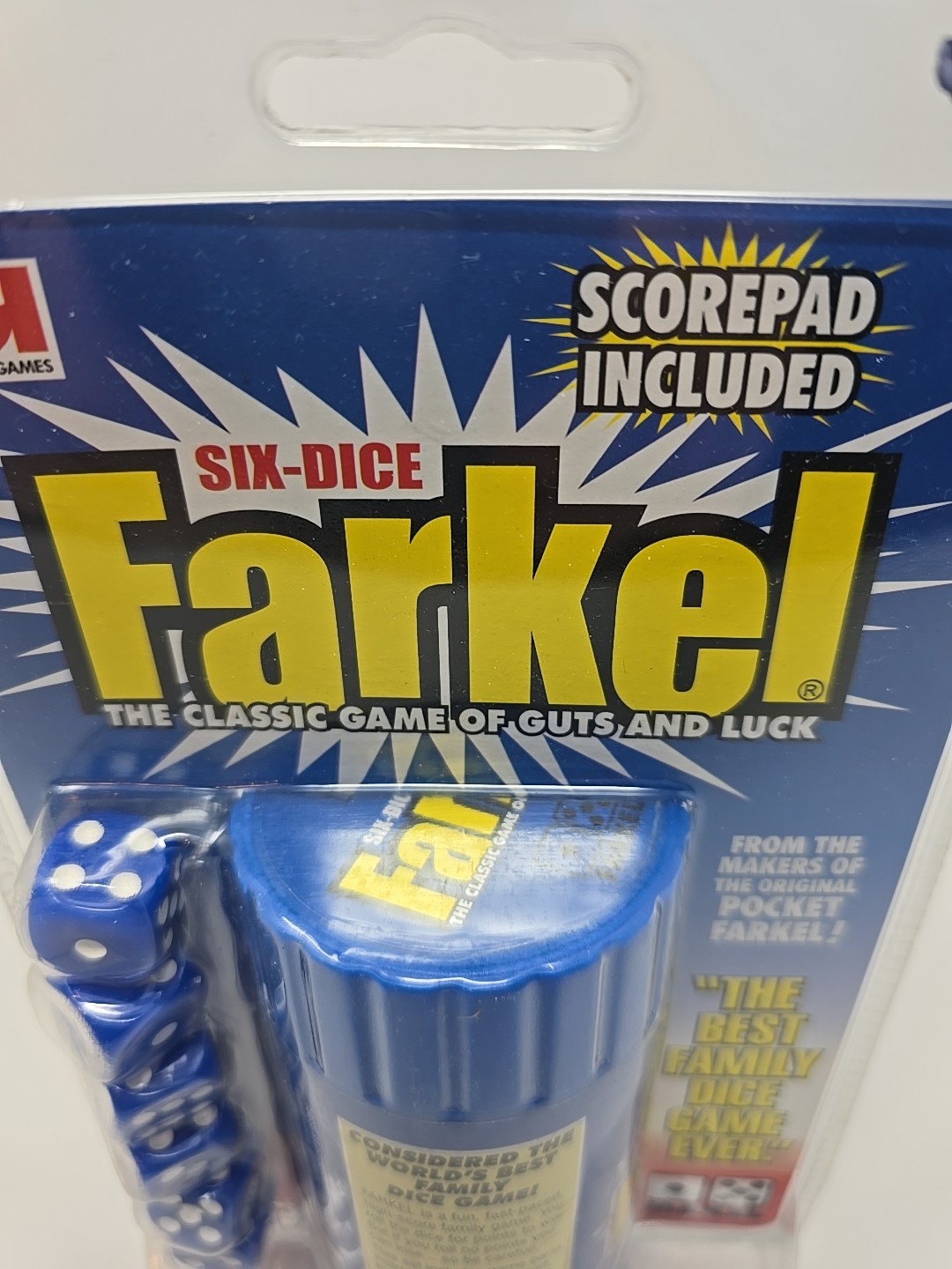 NEW – Six-Dice Farkel The Classic Game of Guts and Luck Legendary Travel Family