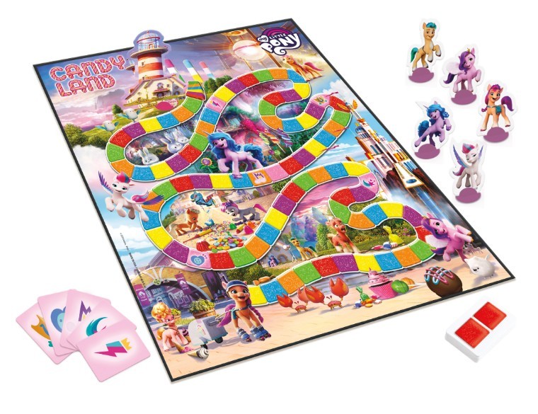 New Hasbro My Little Pony Candy Land Preschool Game 3+ Years Educational Fun