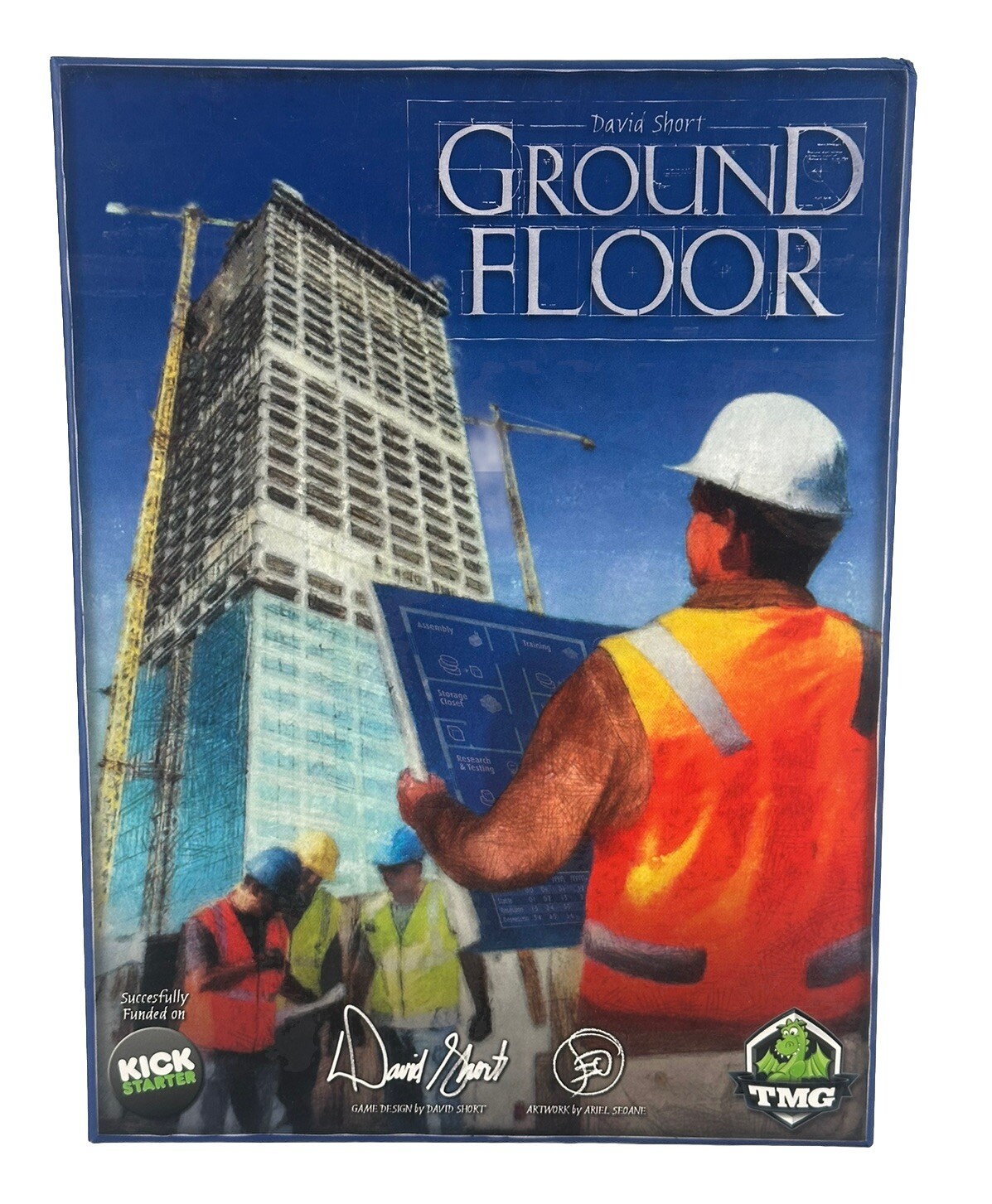 Tasty Minstrel Business Boardgame Ground Floor Open Box Rare Game Fast Ship
