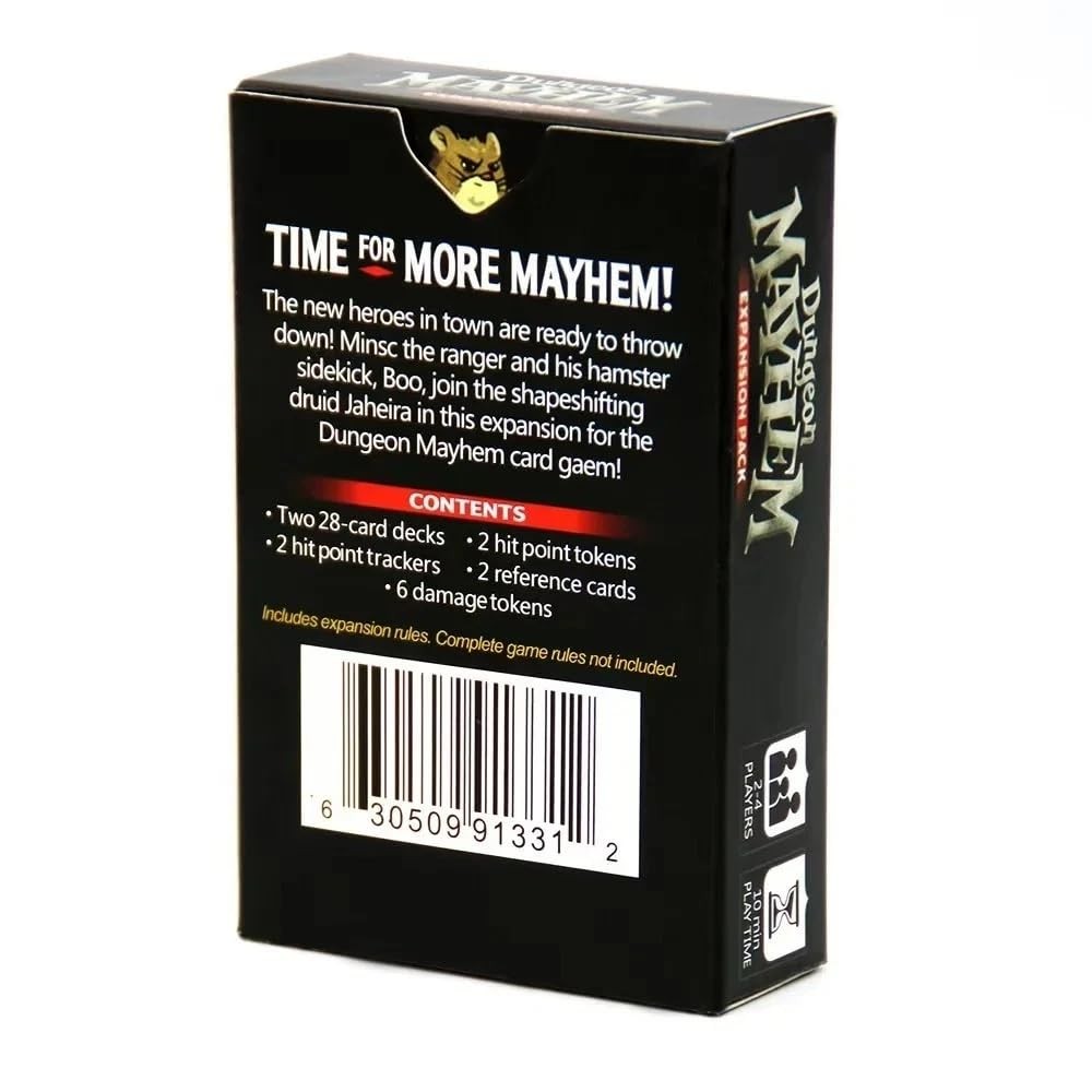 Dungeon Mayhem: Battle for Baldur’s Gate Card Game, Black Edition