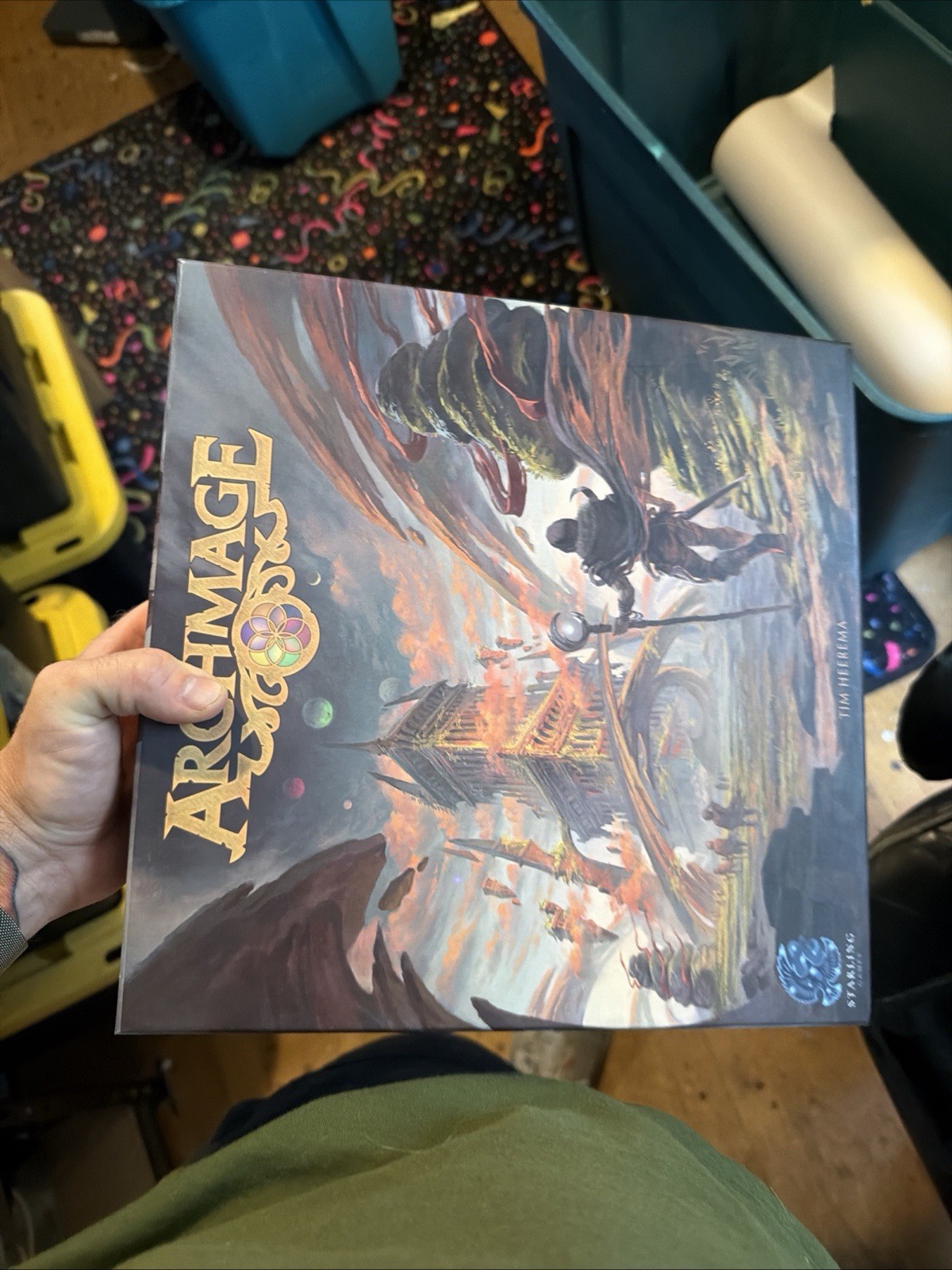 Archmage Board Game by Starling Games Complete Excellent
