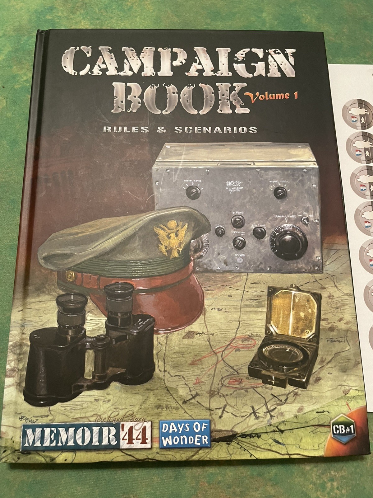 Memoir ’44 CAMPAIGN BOOK VOLUME 1 Complete! Unpunched! OOP Game Days of Wonder