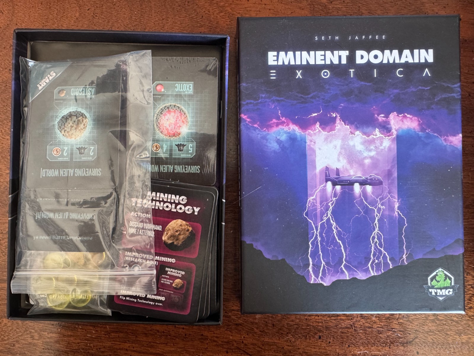 Eminent Domain Board Game – Plus Escalation, Exotica, + Bonus Planets Expansions