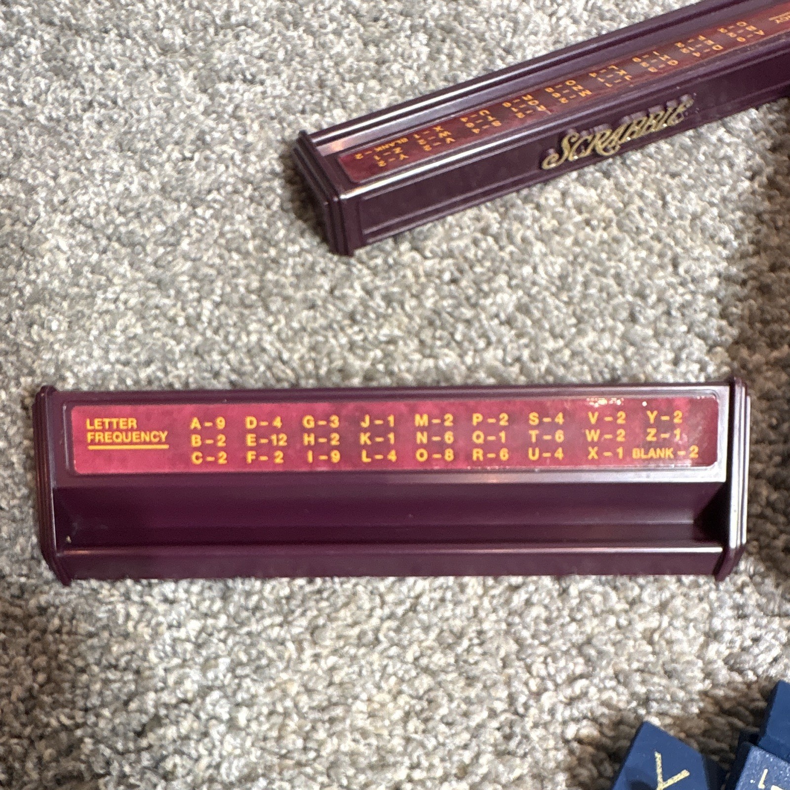 Scrabble 50th Anniversary Collector’s Edition 1988 Complete Board Game NO BOX