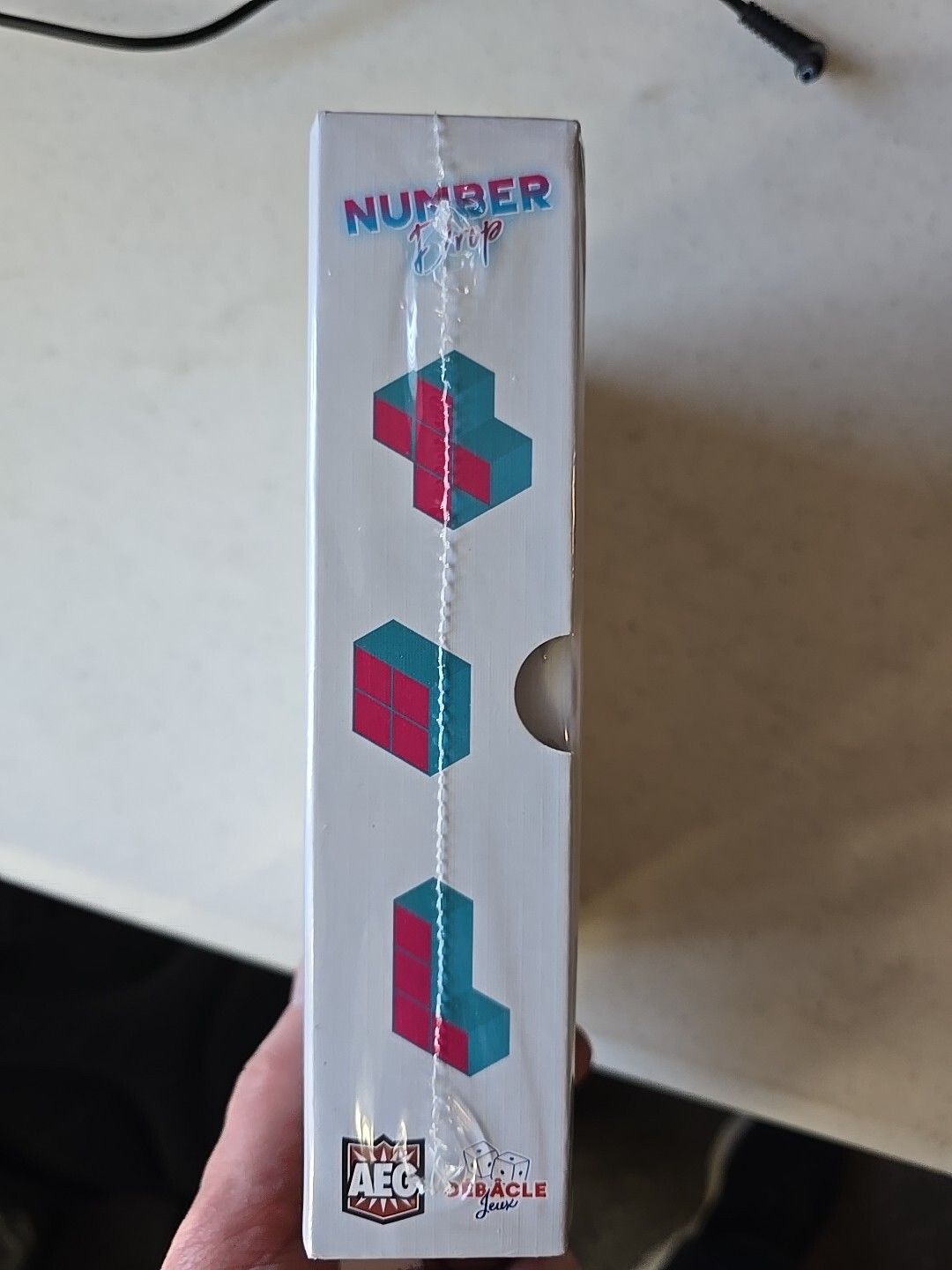 Number Drop Roll & Write Card Game AEG Retro Video Game Theme