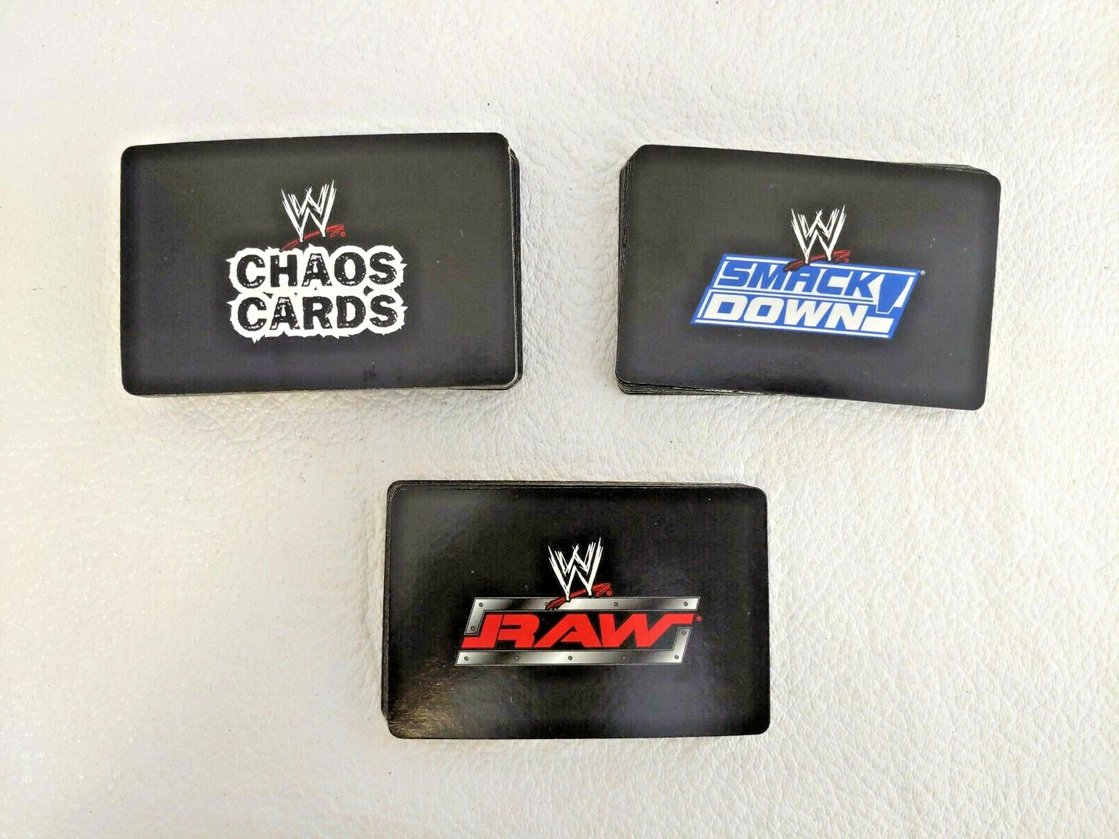 WWE DVD Board Game 2005 Smack Down Raw Replacement Chaos Raw Smackdown Cards