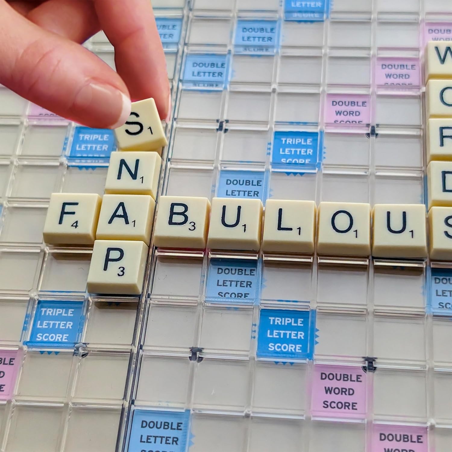 Scrabble To Go – Travel Edition for 2 to 4 Players, Zippered Case Included