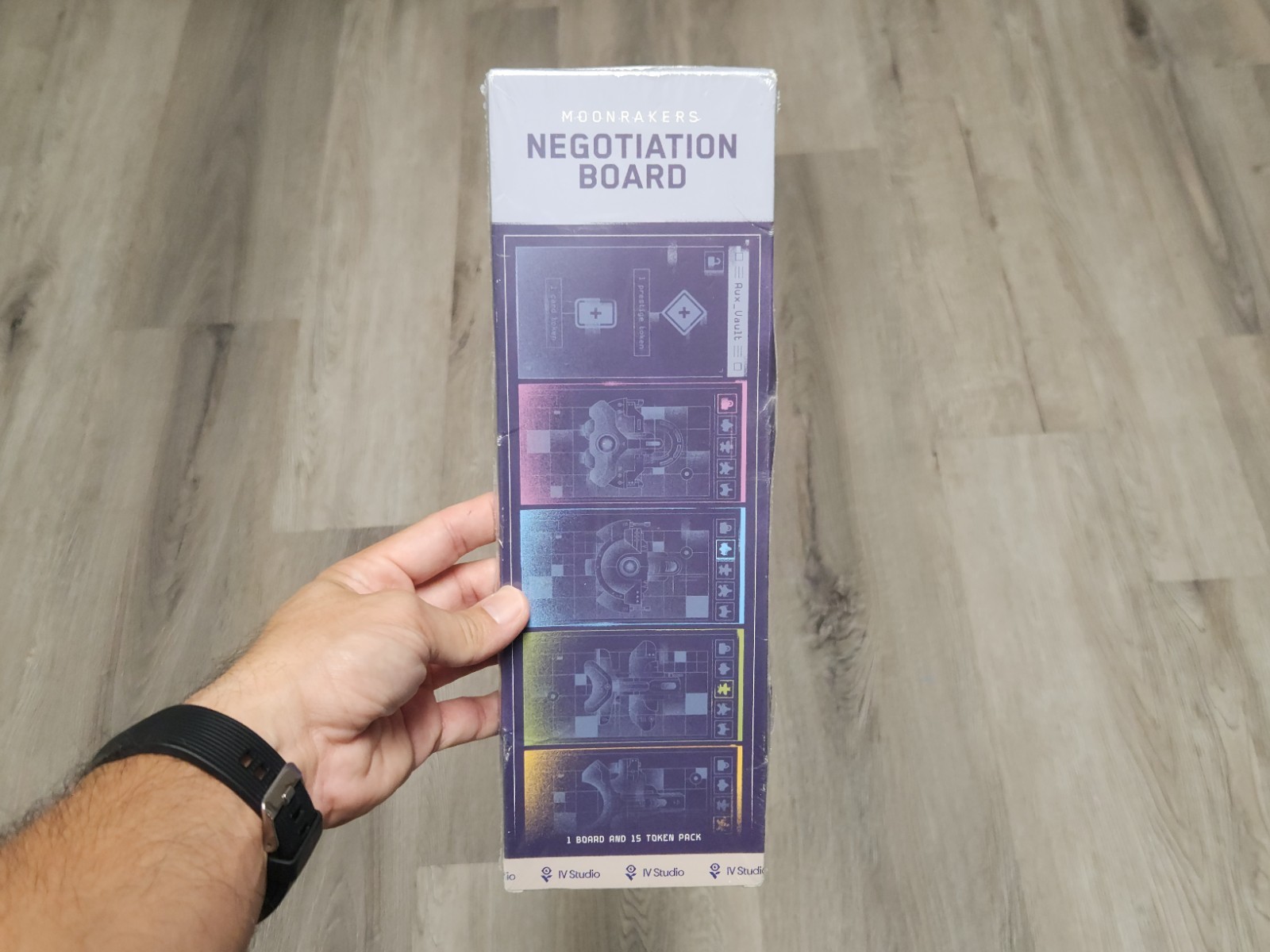 IV Studio Moonrakers Negotiation Board (1 Board and 15 Token Pack)