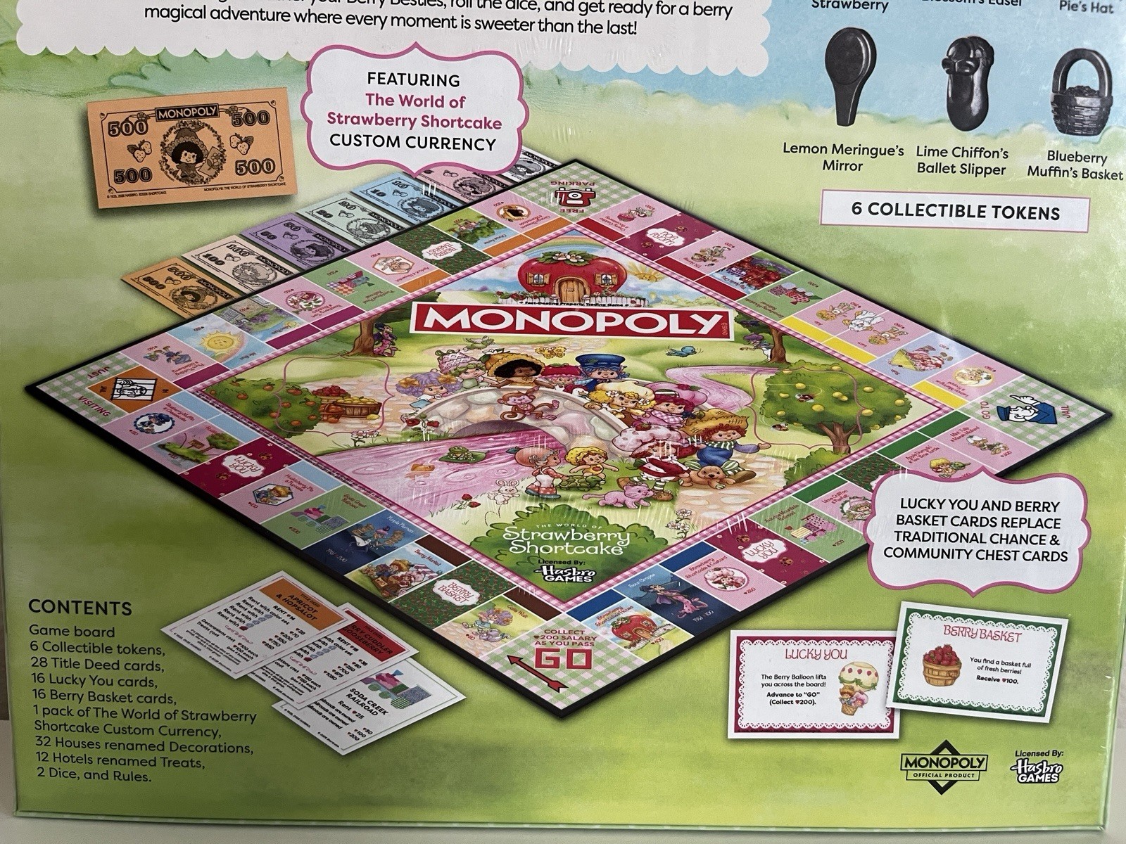 Monopoly: The World of Strawberry Shortcake Strategy Board Game New Sealed