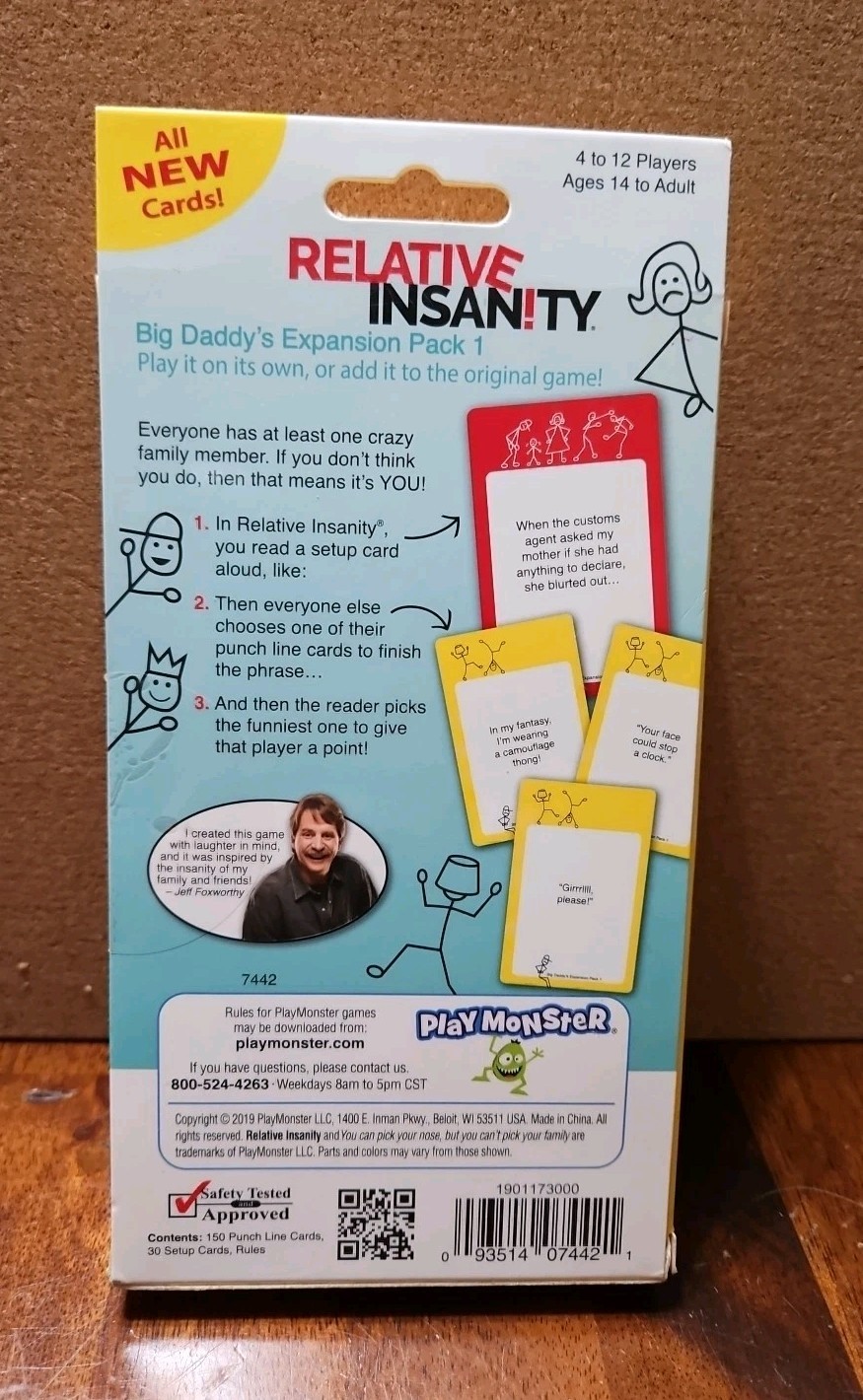 Jeff Foxworthy’s Relative Insanity Party Card Game