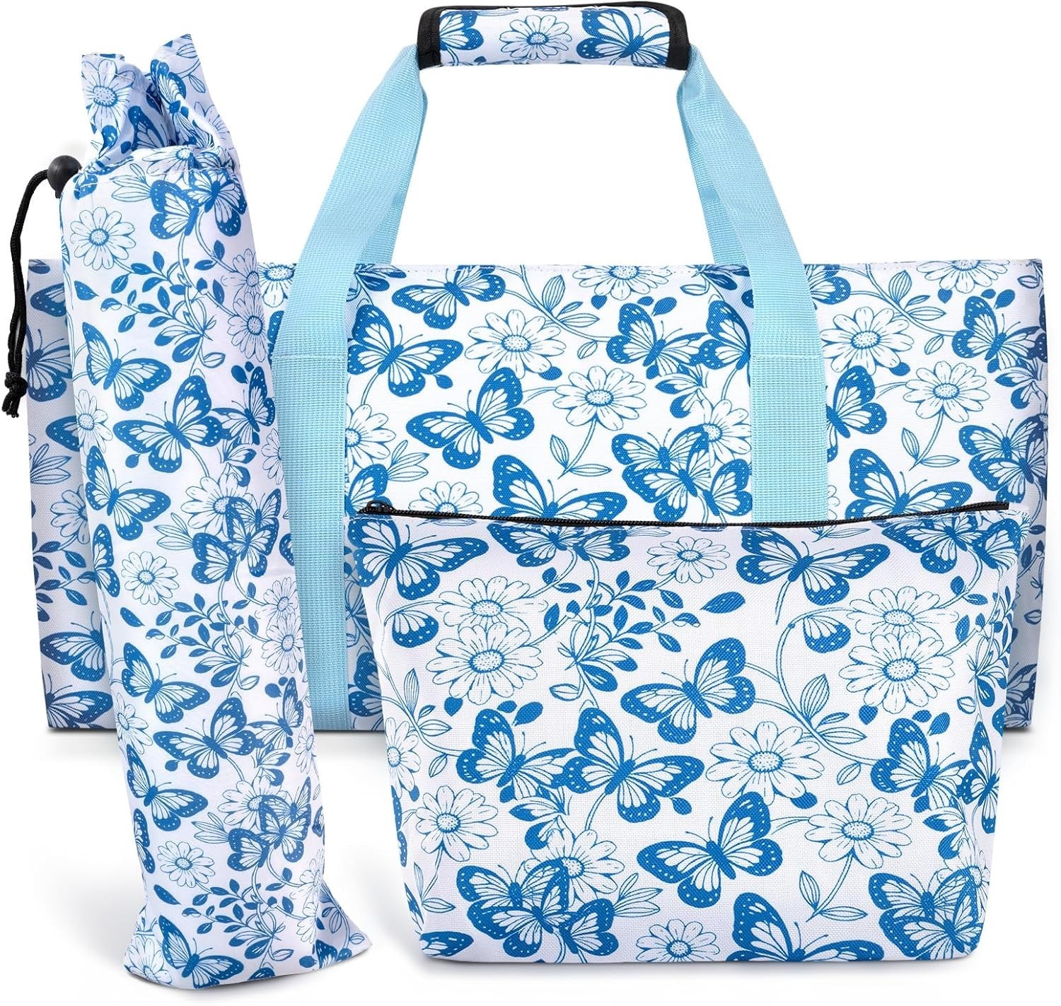 Mahjong Tile Bag, Mahjong Tote Bag Set-Duty Canvas Tote for American Tiles & …