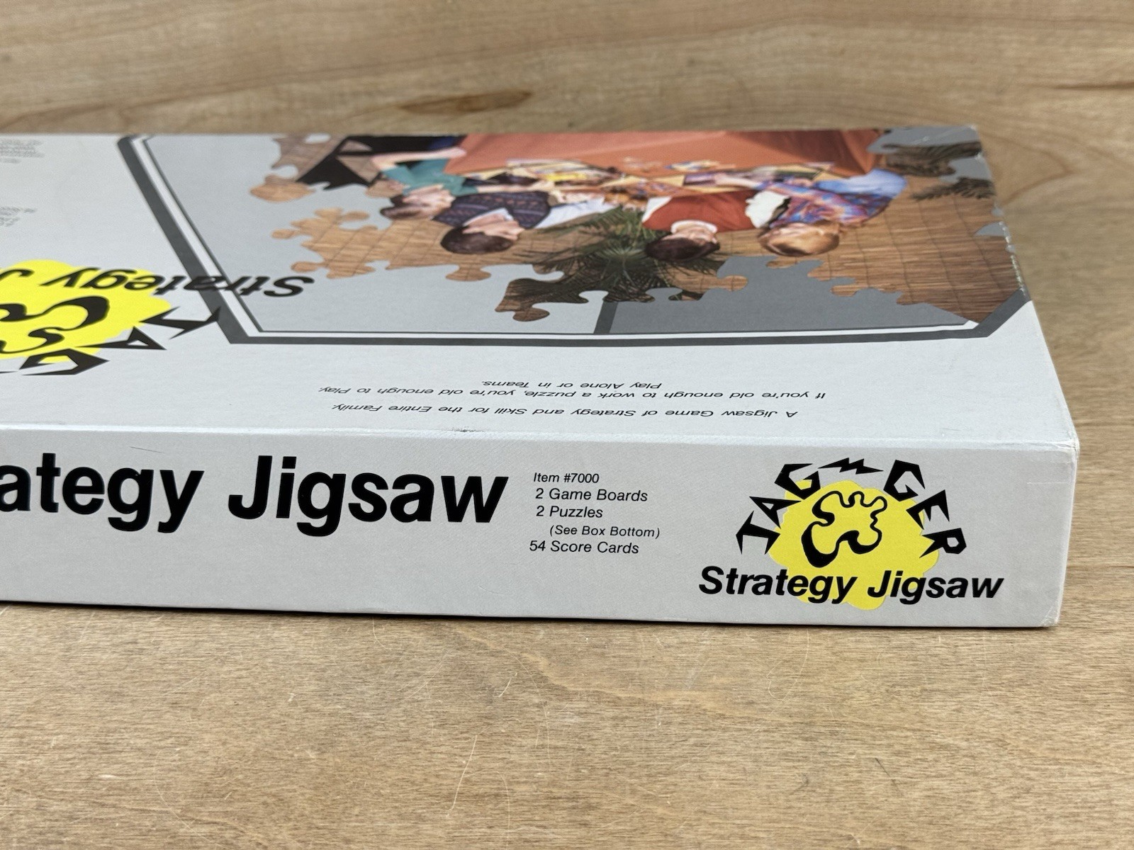 Vintage Jagger Strategy Jigsaw Puzzle Competition Board Game Paraphrase 1985