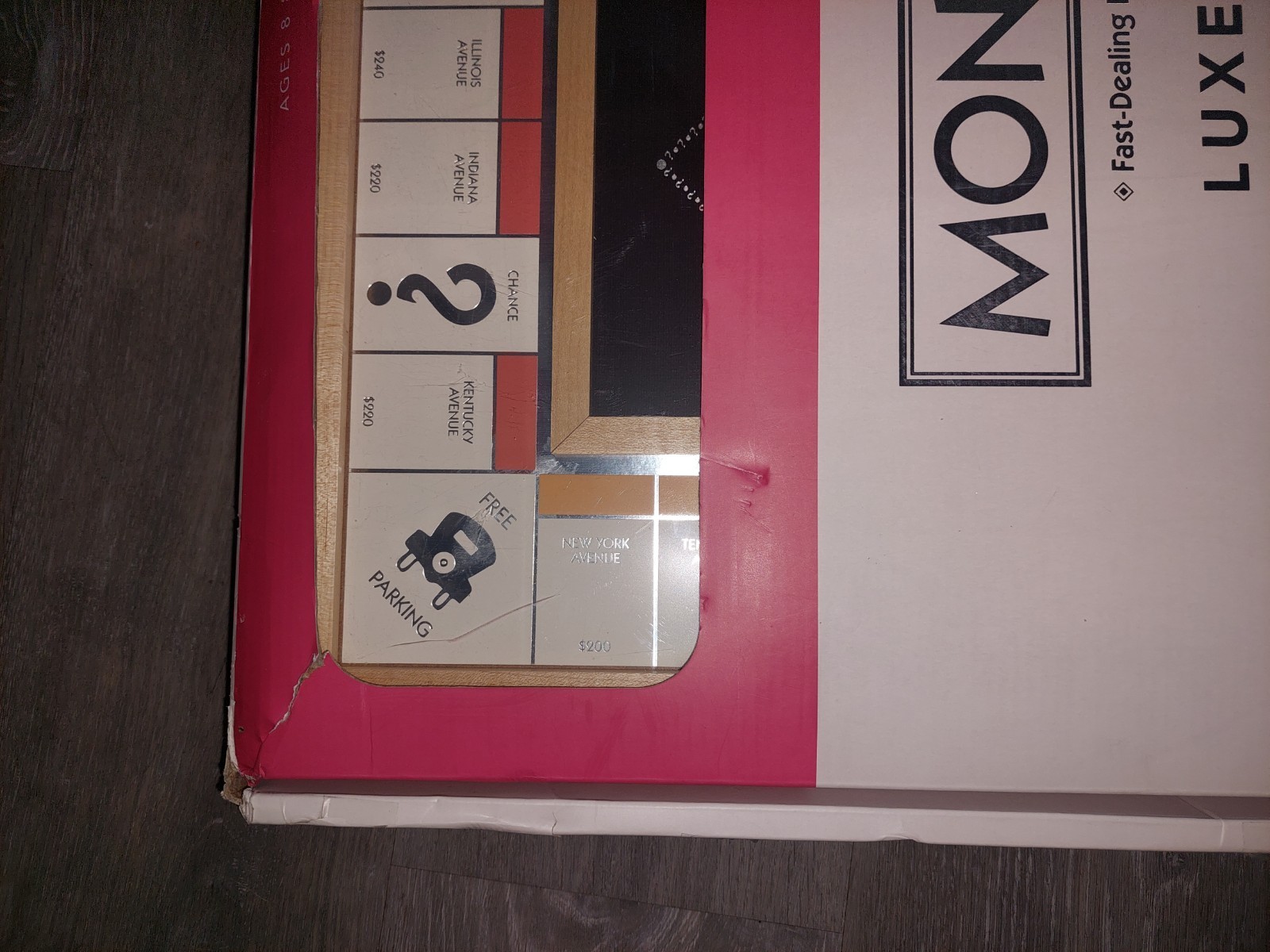 Monopoly Luxe Maple Edition Wood Cabinet Game Board Luxury Premium 2016 Sealed