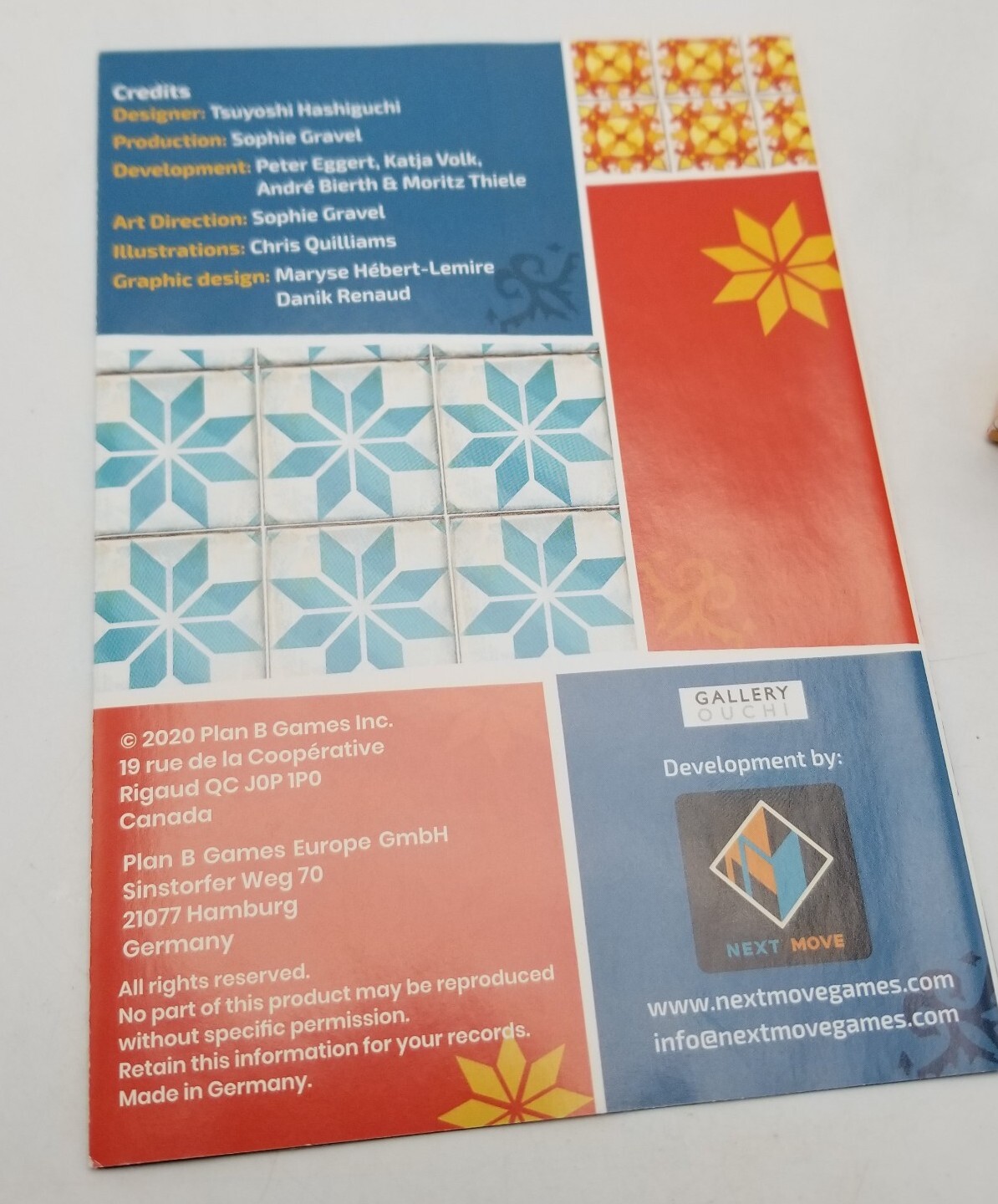 Next Move Games – 5211: AZUL SPECIAL EDITION – Card Game by Tsuyoshi Hashiguchi