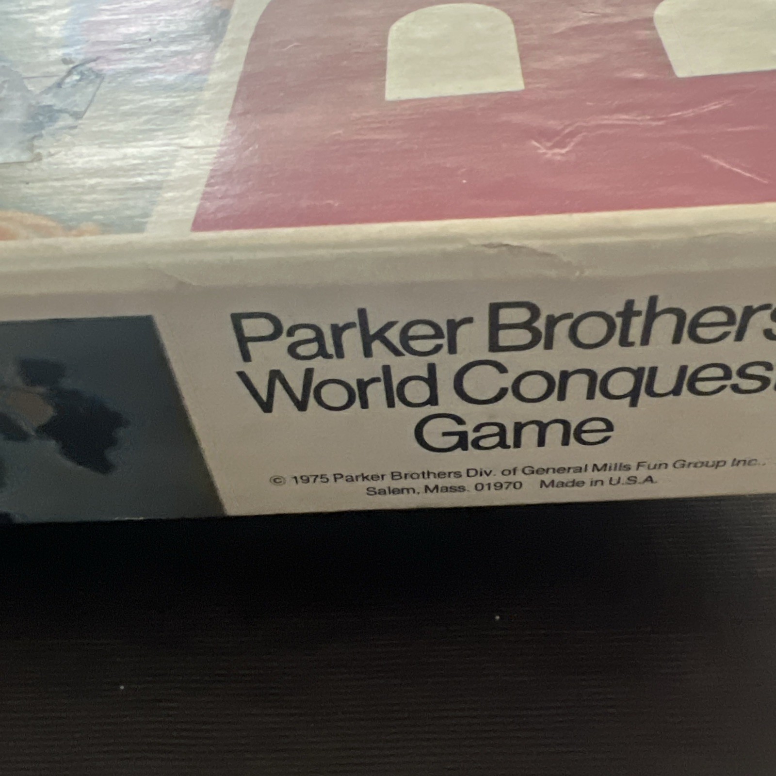 Vtg 1975 Risk Parker Brothers World Conquest Game Complete 10 to Adult