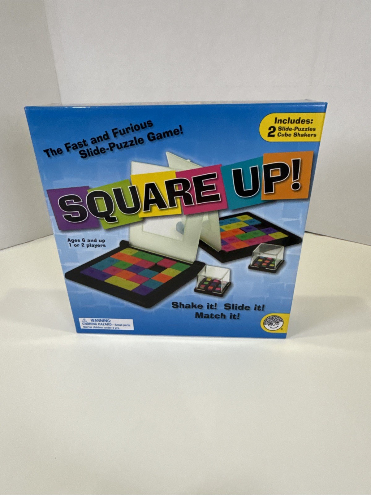 Square Up! Game COMPLETE Mindware 2009 Tile Strategy Slide Puzzle Race