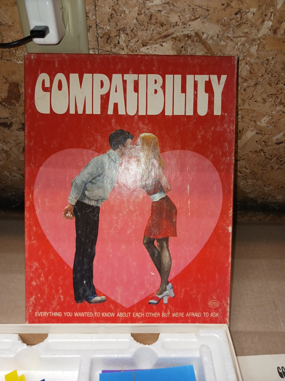 VINTAGE 1974 REISS Board Game COMPATIBILITY, Complete, VG Condition, Free Ship