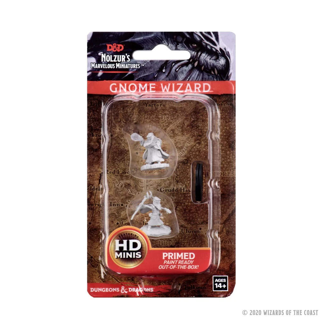 DUNGEONS & DRAGONS MARVELOUS MINIATURES ~ GNOME MALE WIZARD
