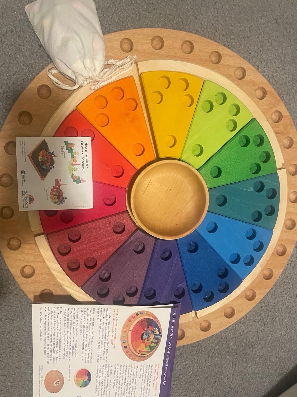 Grimm’s Wooden Annual Ring 🌈