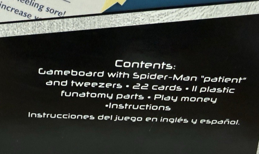 Operation Spider-Man Origins Edition Milton Bradley 2006 COMPLETE