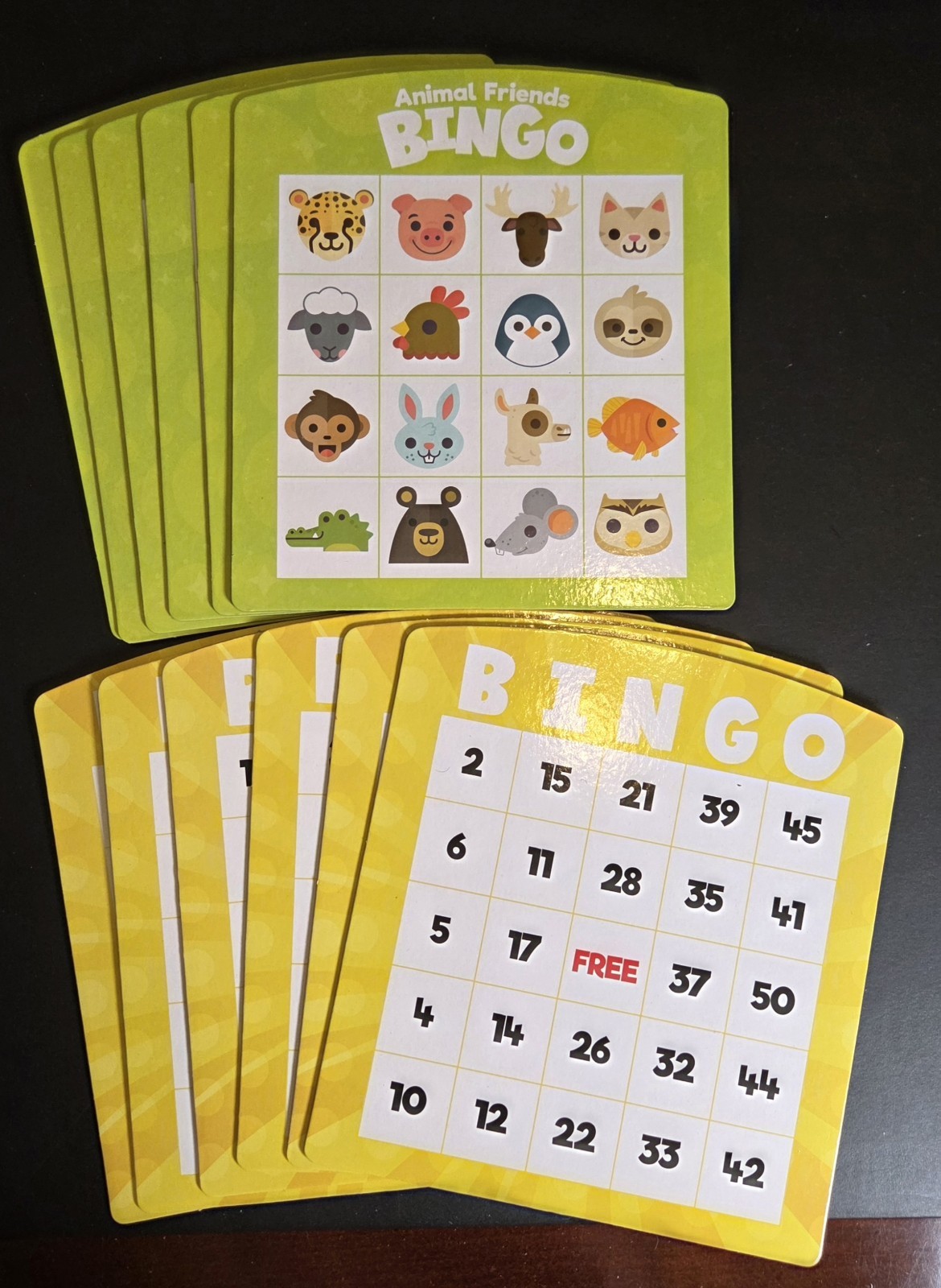 Family Bingo Game Night Staple – Counting and Matching Skills
