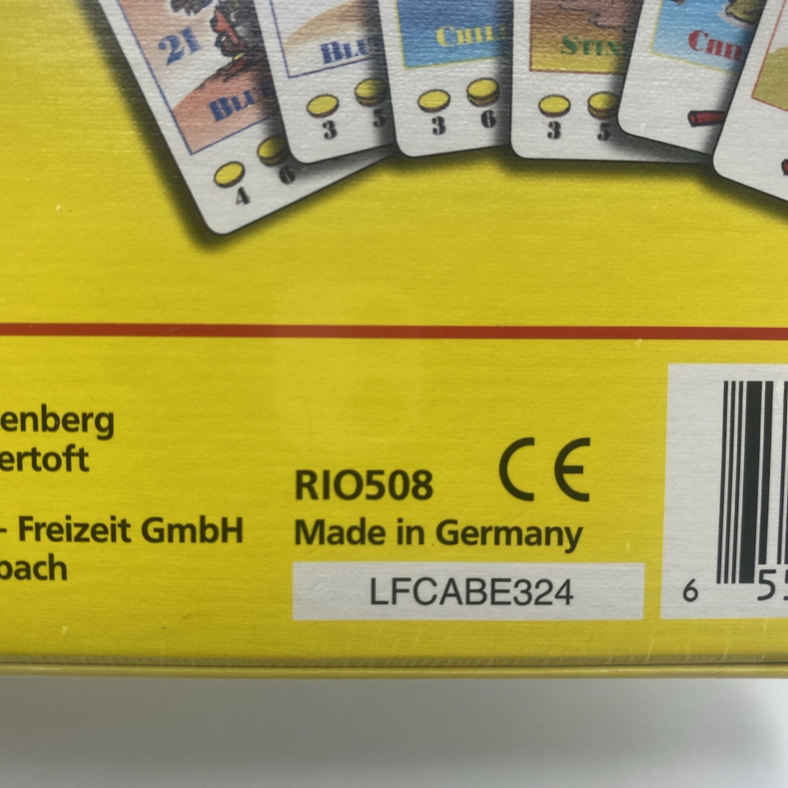 Bohnanza Ladies & Gangsters Card Game Uwe Rosenberg 2014 New Sealed