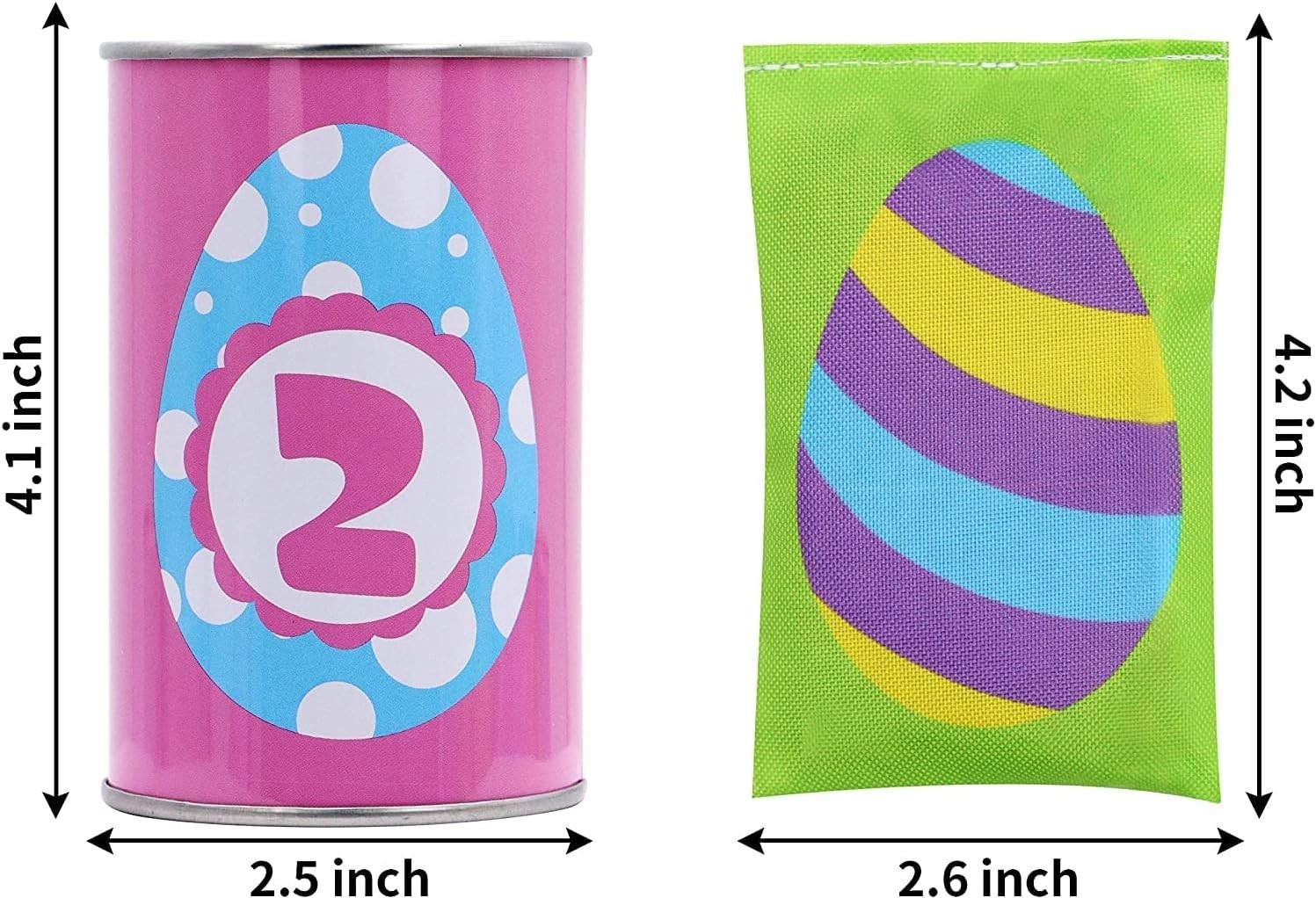 Easter Carnival Knockdown Can Game Set 13 Pcs Kids Adults Indoor Outdoor Fami…