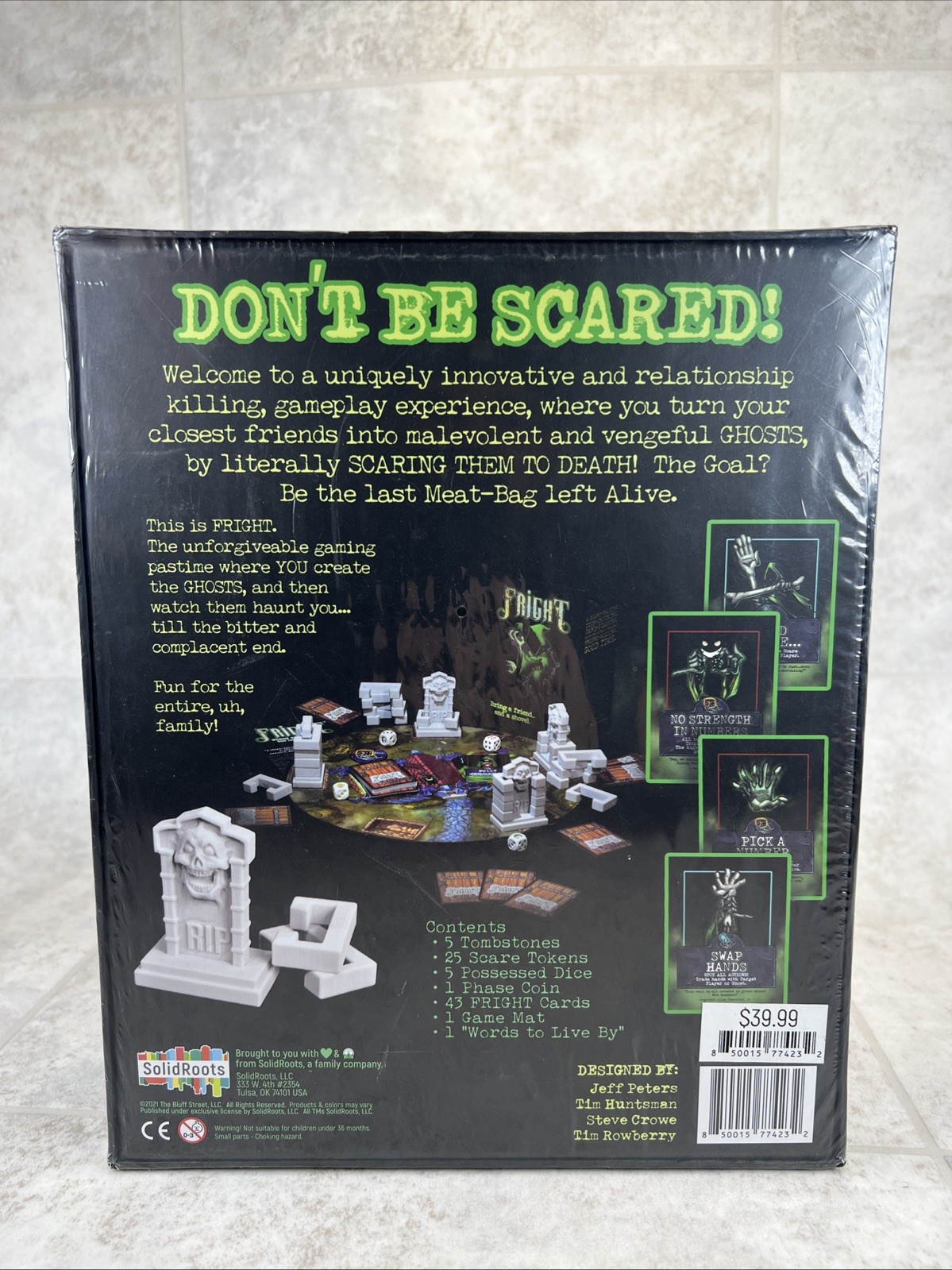 FRIGHT (2021 SolidRoots) boardgame for 2-5 players – Sealed