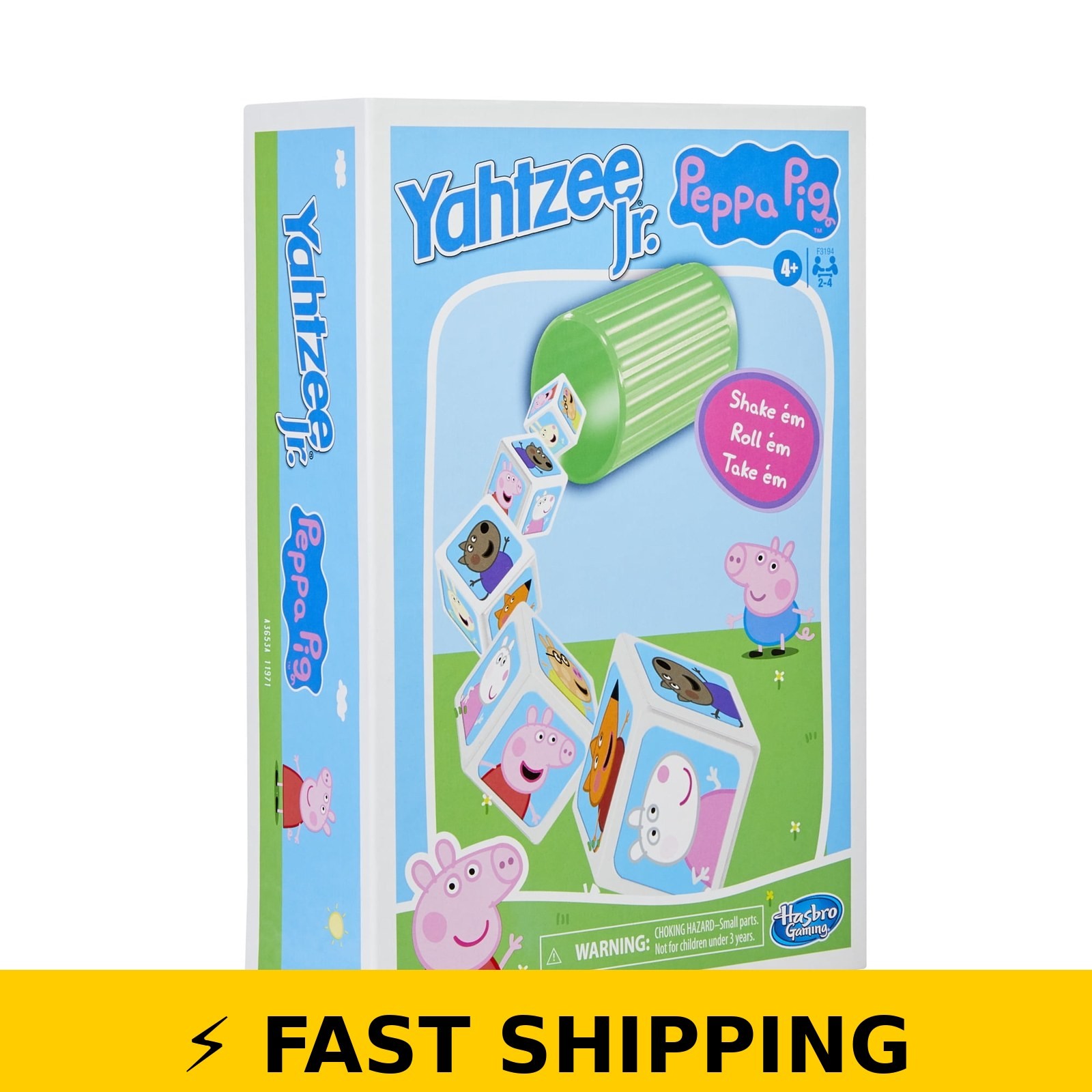 Yahtzee Jr. Peppa Pig Edition Board Game for Kids